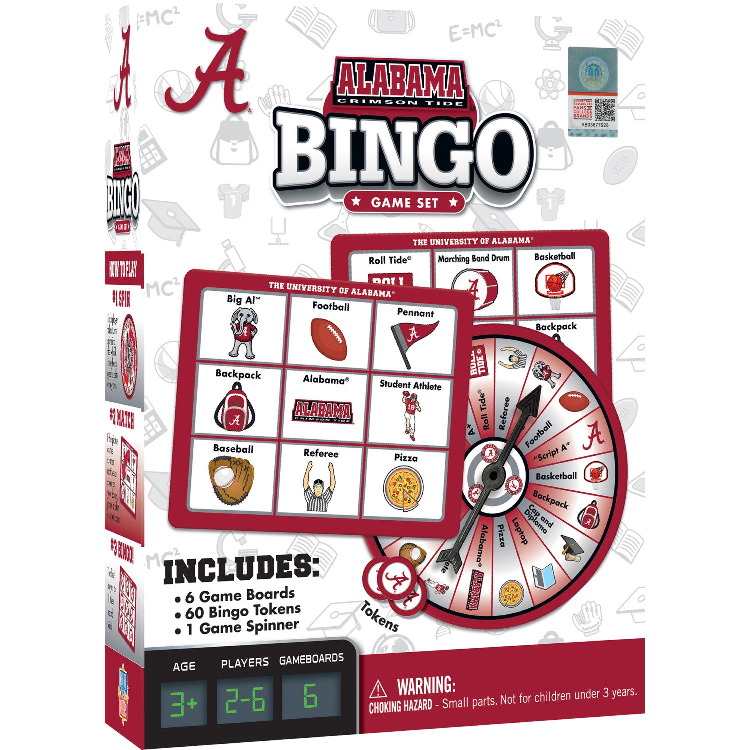 Alabama Crimson Tide Bingo Game
