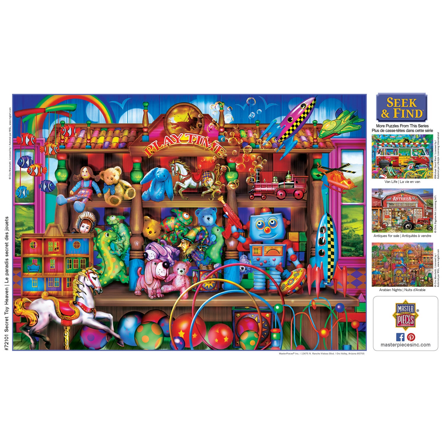 Seek & Find - Secret Toy Heaven 1000 Piece Jigsaw Puzzle