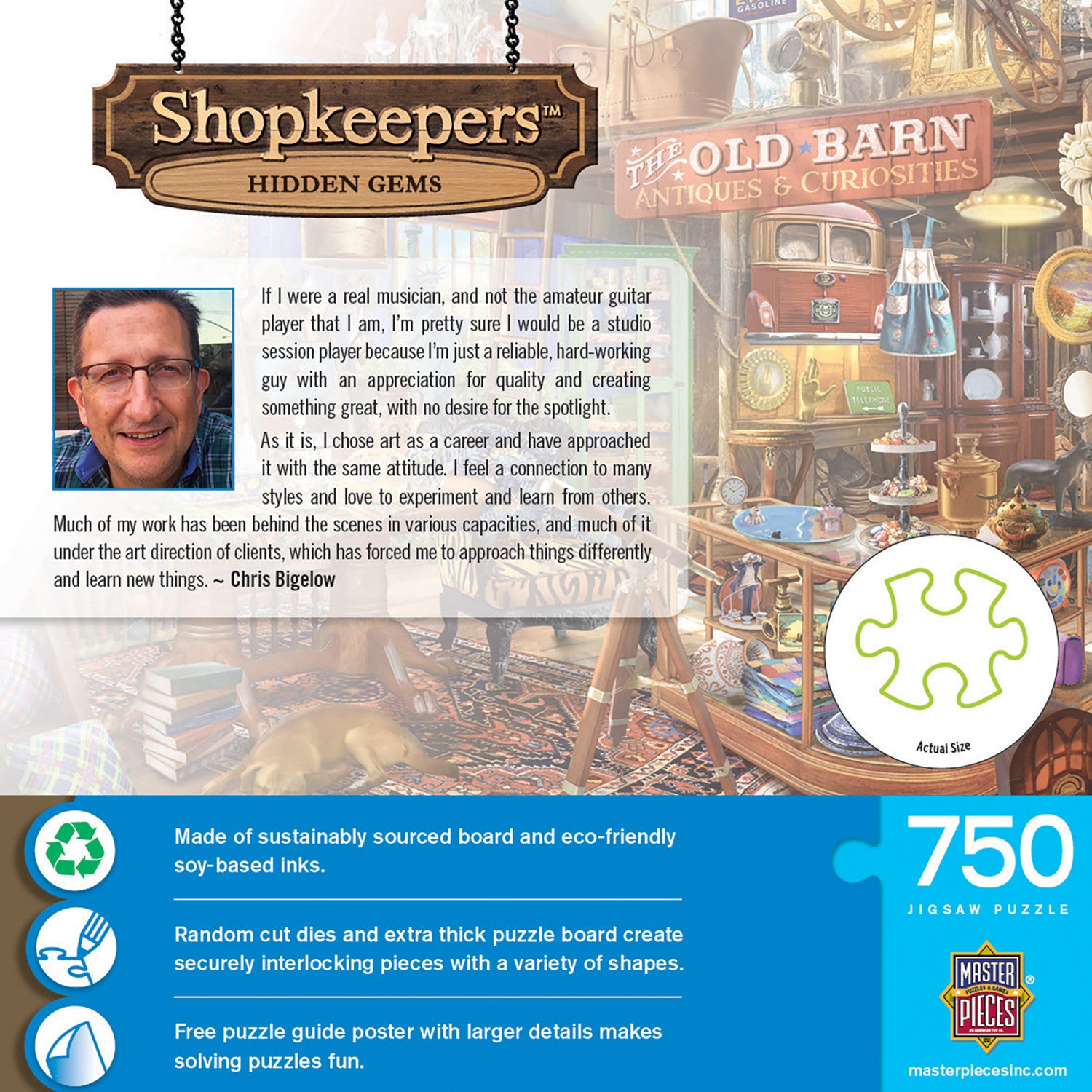 Shopkeepers - Hidden Gems 750 Piece Jigsaw Puzzle