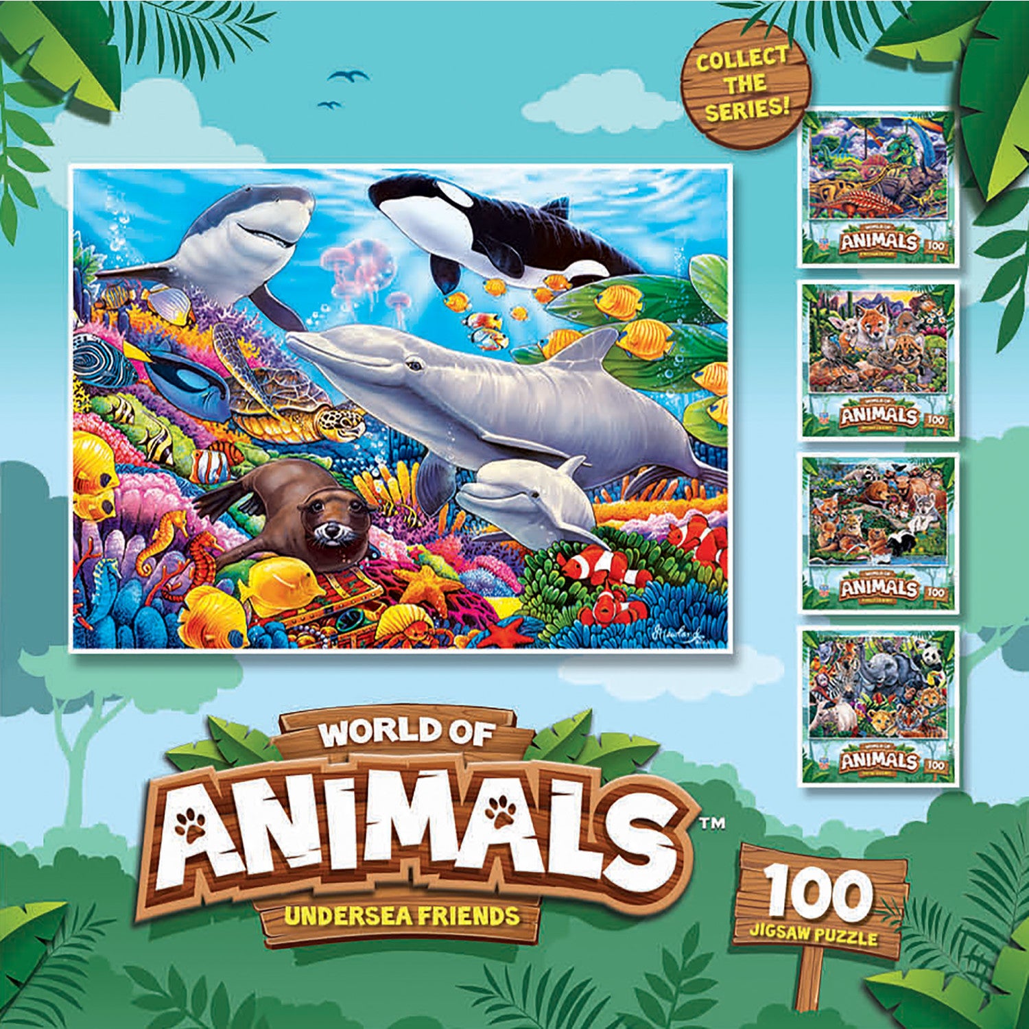 World of Animals - Undersea Friends 100 Piece Jigsaw Puzzle
