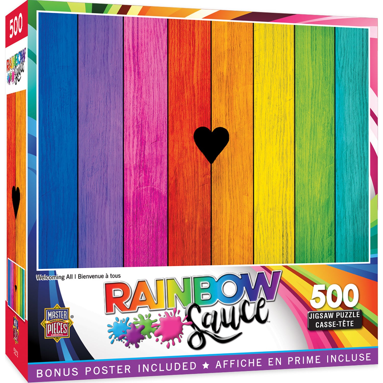 Rainbow Sauce - Welcoming All 500 Piece Jigsaw Puzzle