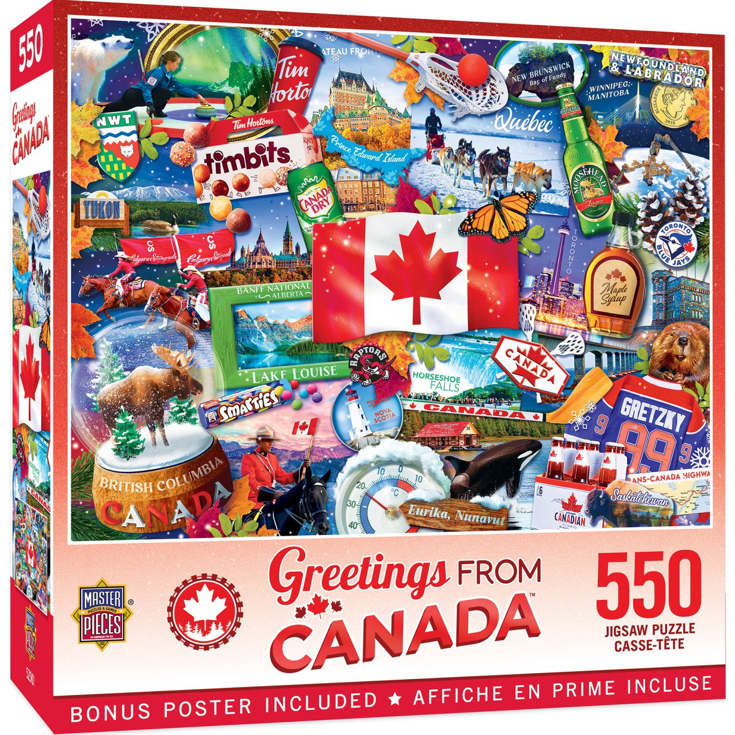 Greetings From Canada - 550 Piece Jigsaw Puzzle