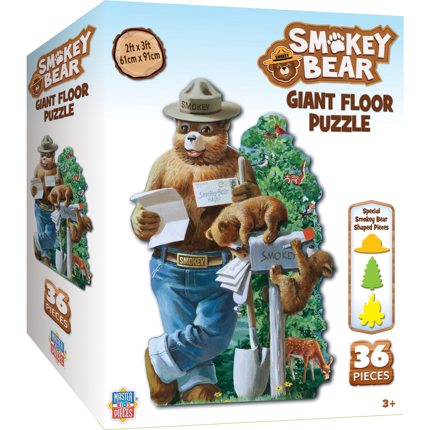 Smokey Bear 36 Piece Floor Jigsaw Puzzle