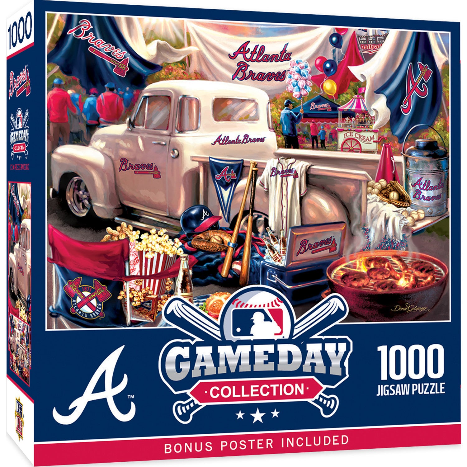Atlanta Braves - Gameday 1000 Piece Jigsaw Puzzle