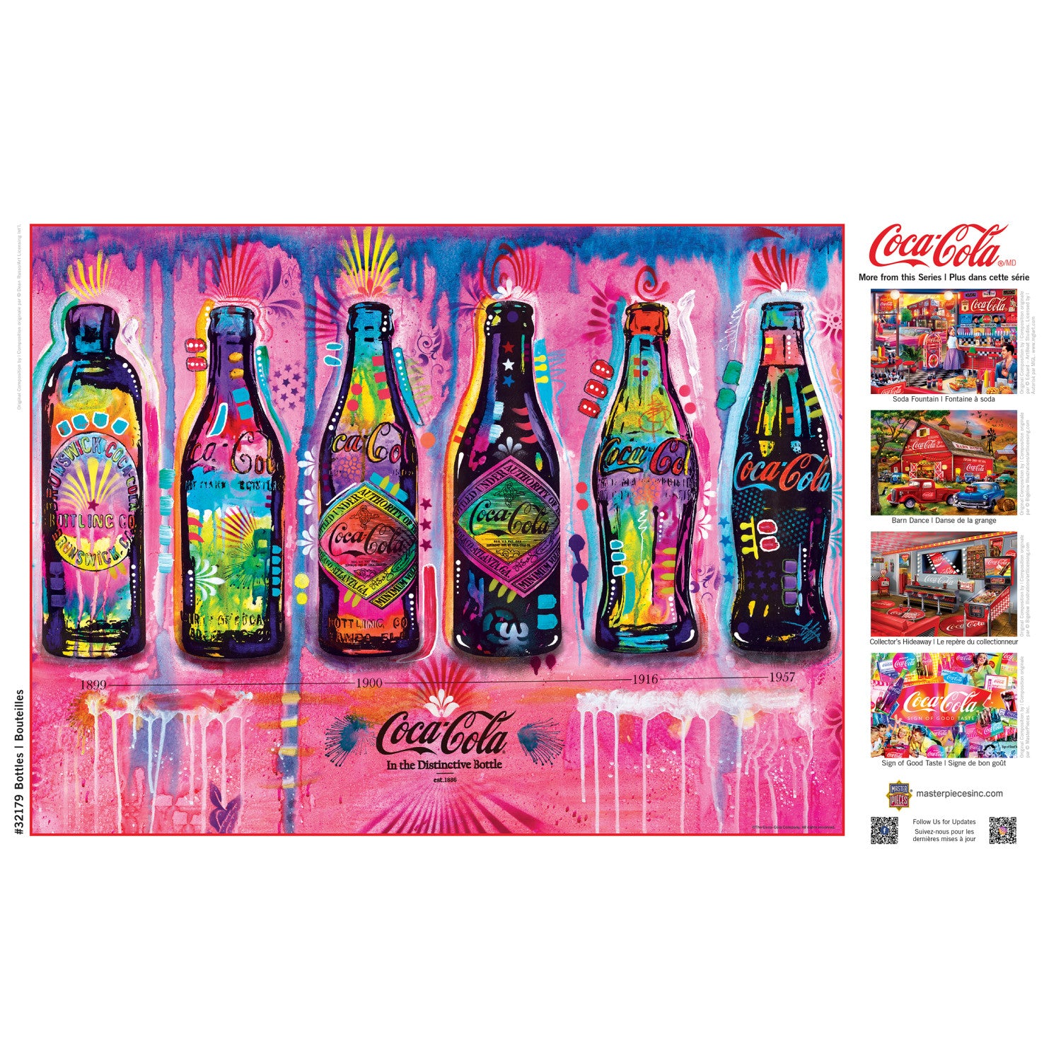 Coca-Cola - Bottles 300 Piece EZ Grip Jigsaw Puzzle