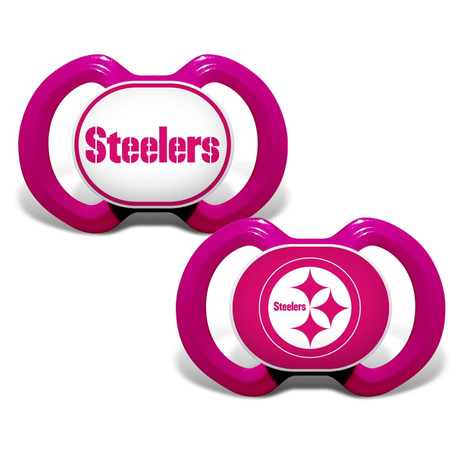 Pittsburgh Steelers - Pink Pacifier 2-Pack