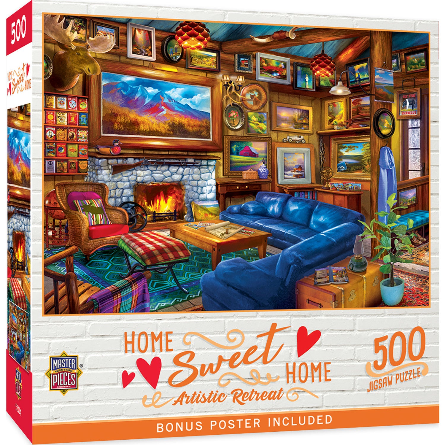 Home Sweet Home - Artistic Retreat 500 Piece Jigsaw Puzzle