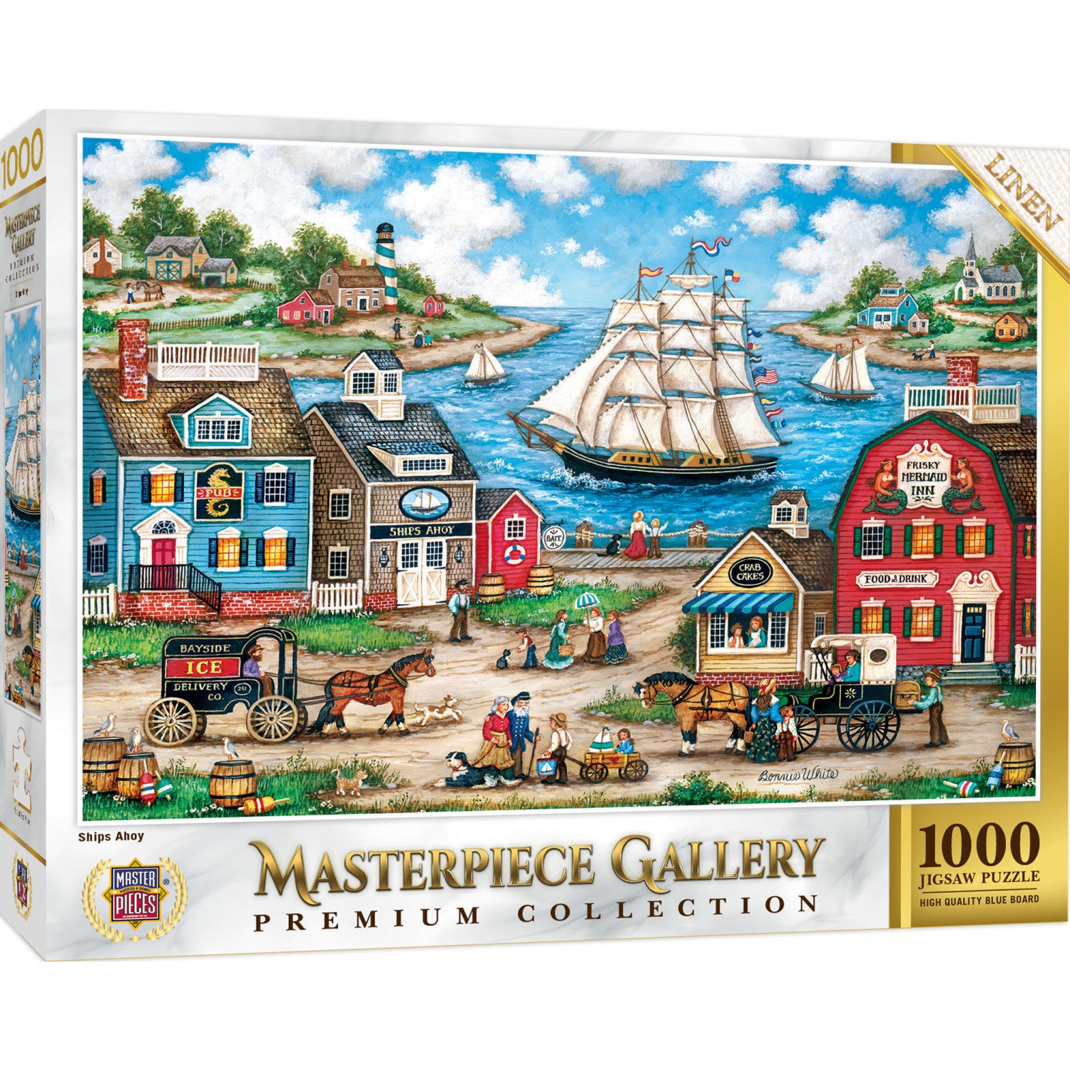 Masterpiece Gallery - Ships Ahoy 1000 Piece Jigsaw Puzzle