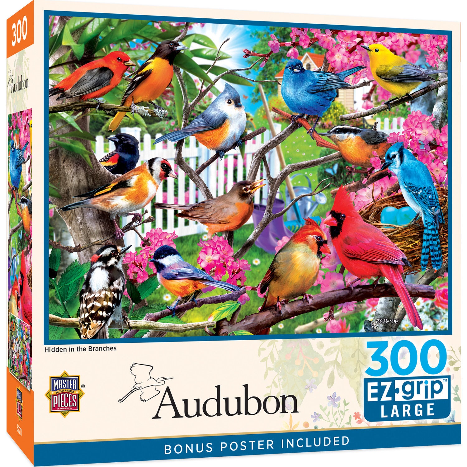 Audubon - Hidden in the Branches 300 Piece EZ Grip Jigsaw Puzzle