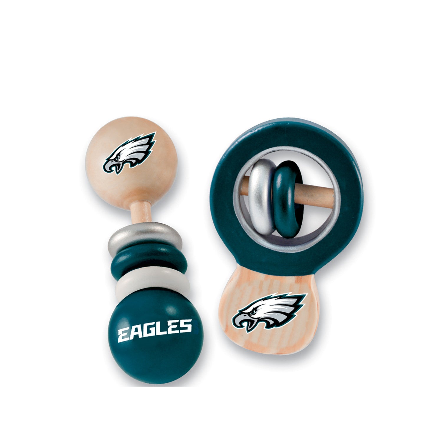Philadelphia Eagles - Baby Rattles 2-Pack