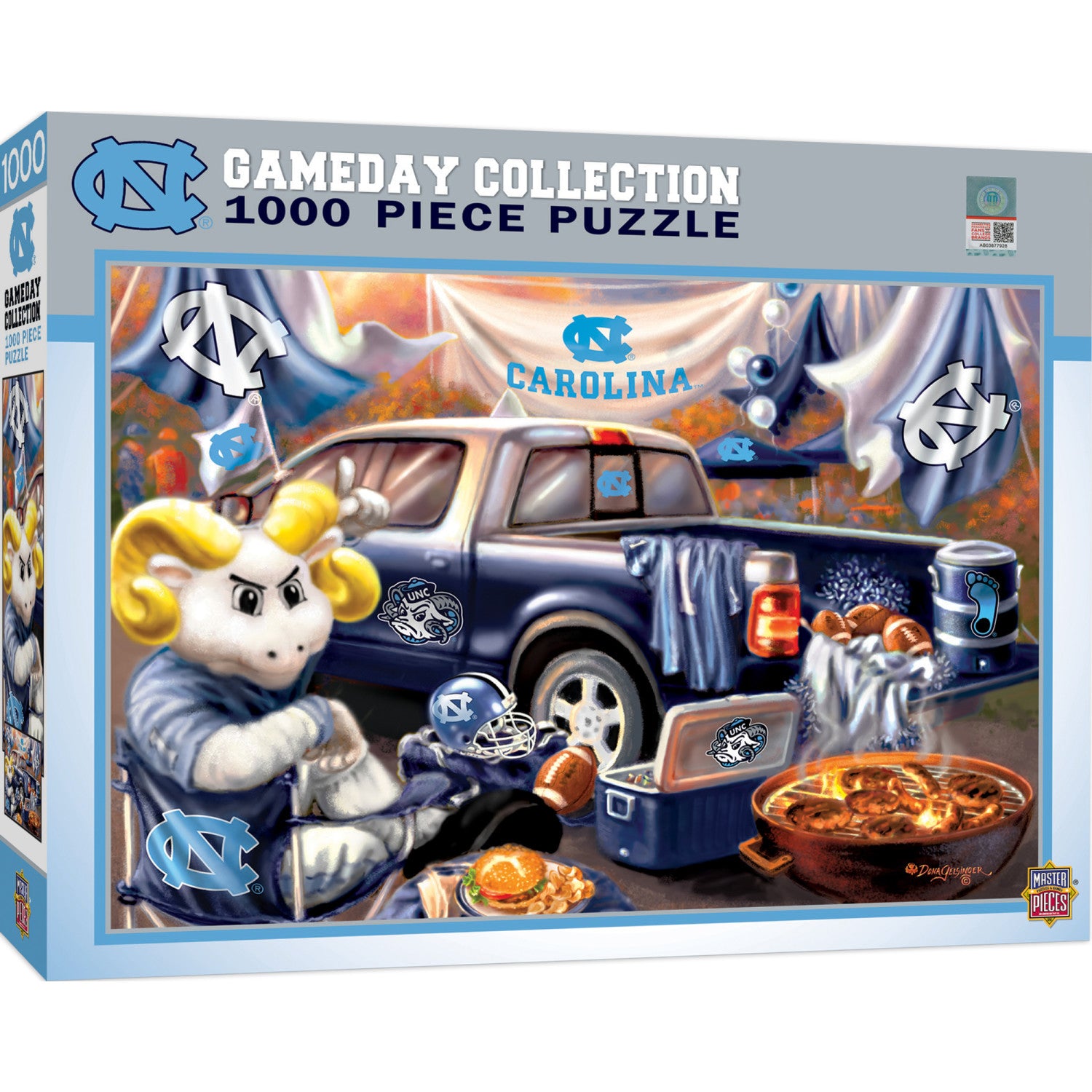 UNC Tar Heels - Gameday 1000 Piece Jigsaw Puzzle