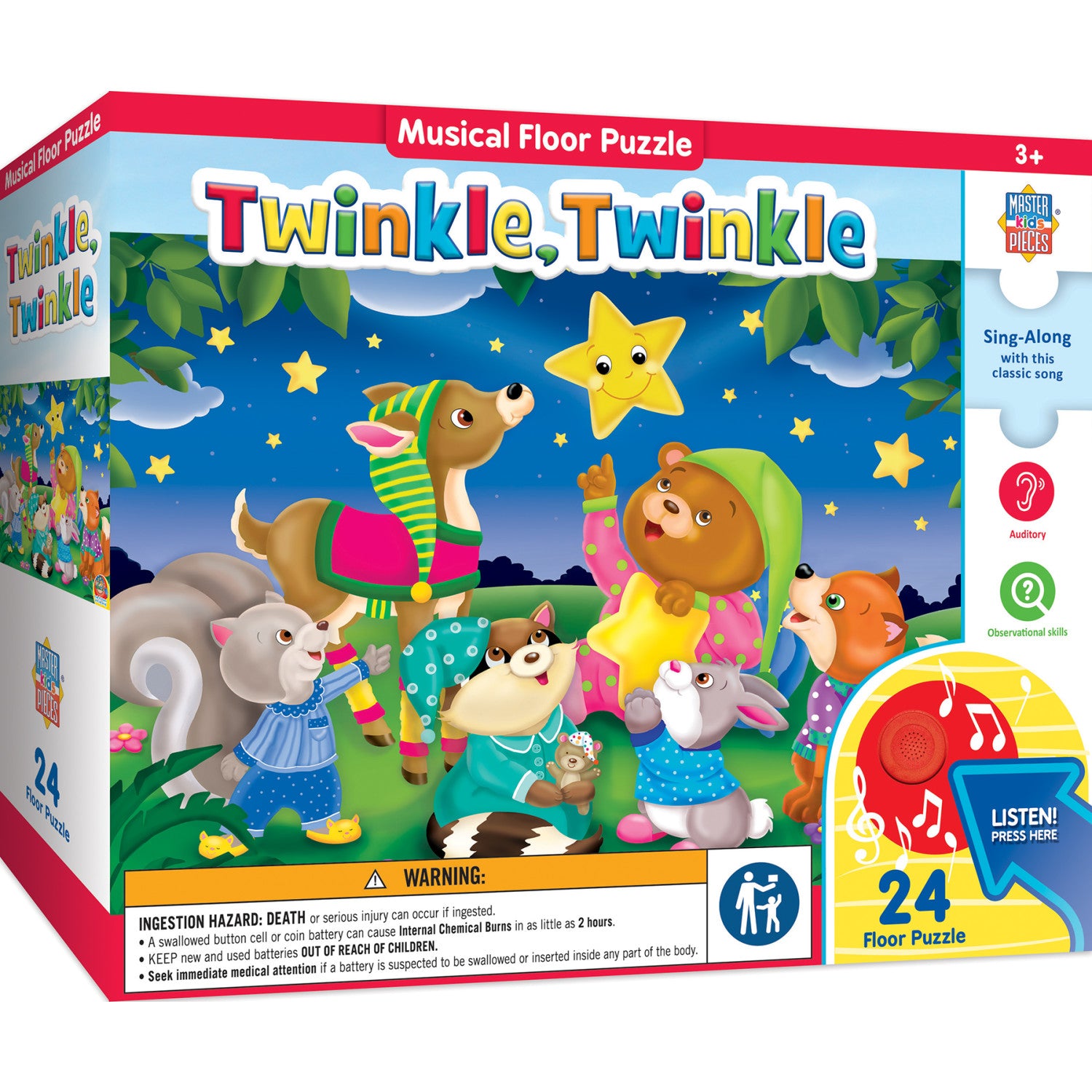 Twinkle, Twinkle - 24 Piece Musical Floor Jigsaw Puzzle