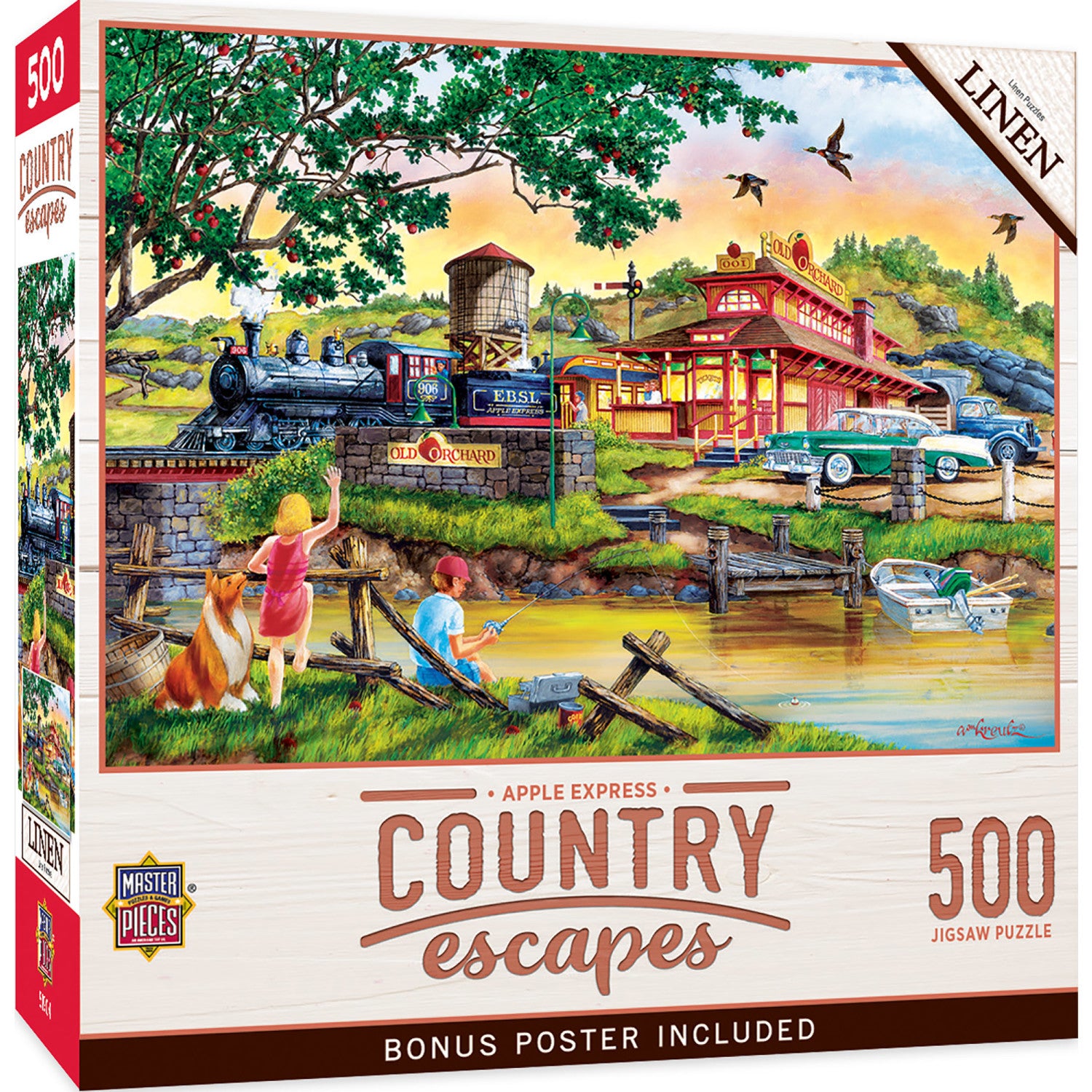 Country Escapes - Apple Express 500 Piece Jigsaw Puzzle