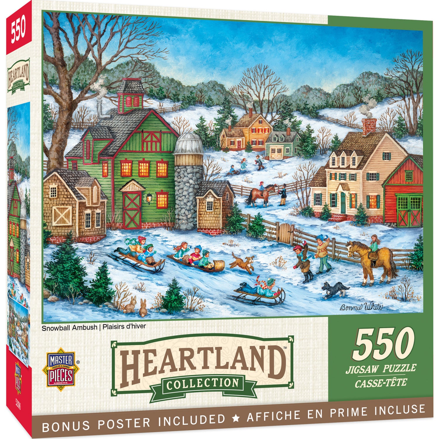 Heartland - Snowball Ambush 550 Piece Jigsaw Puzzle