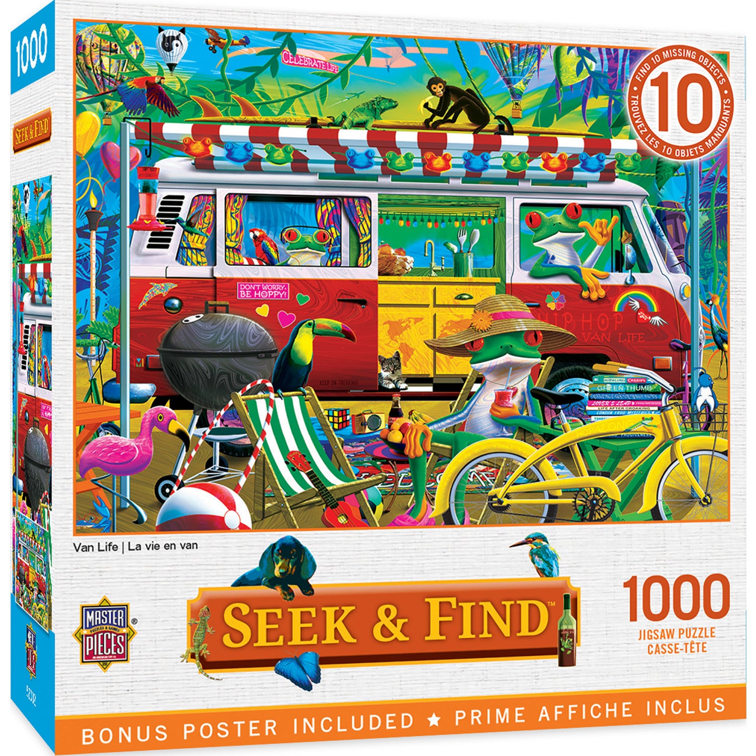 Seek & Find - Van Life 1000 Piece Jigsaw Puzzle
