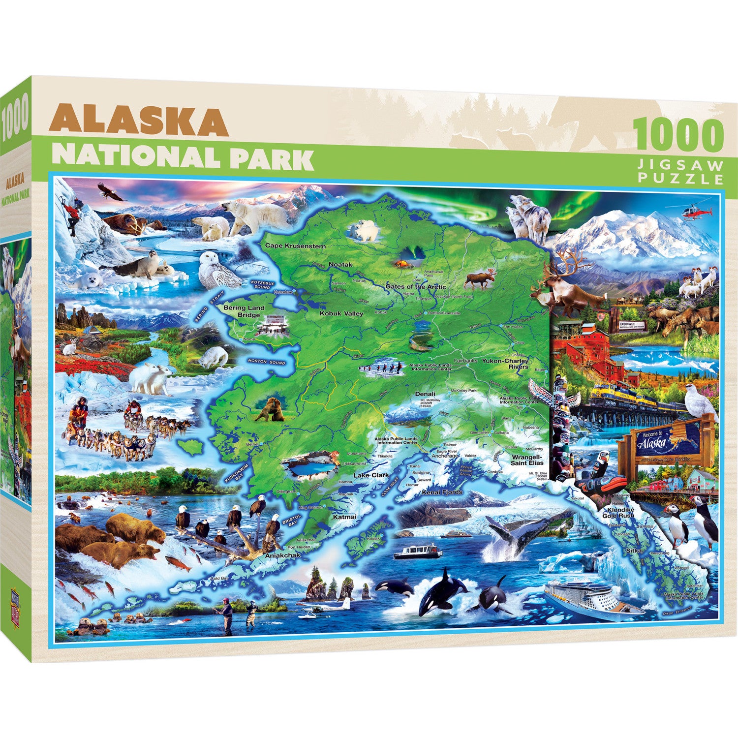 Alaska National Park 1000 Piece Jigsaw Puzzle