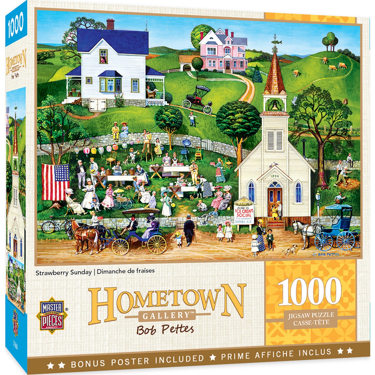 Hometown Gallery - Strawberry Sunday 1000 Piece Jigsaw Puzzle