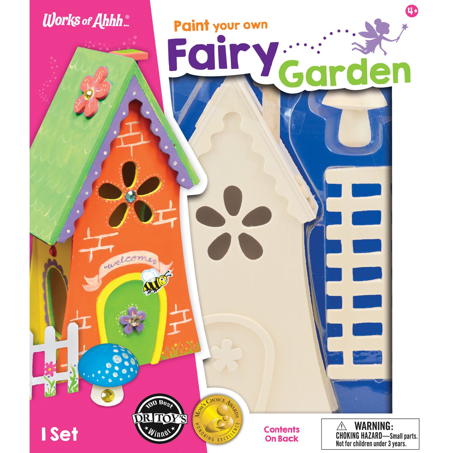 Fairy Garden Wood Craft & Paint Kit