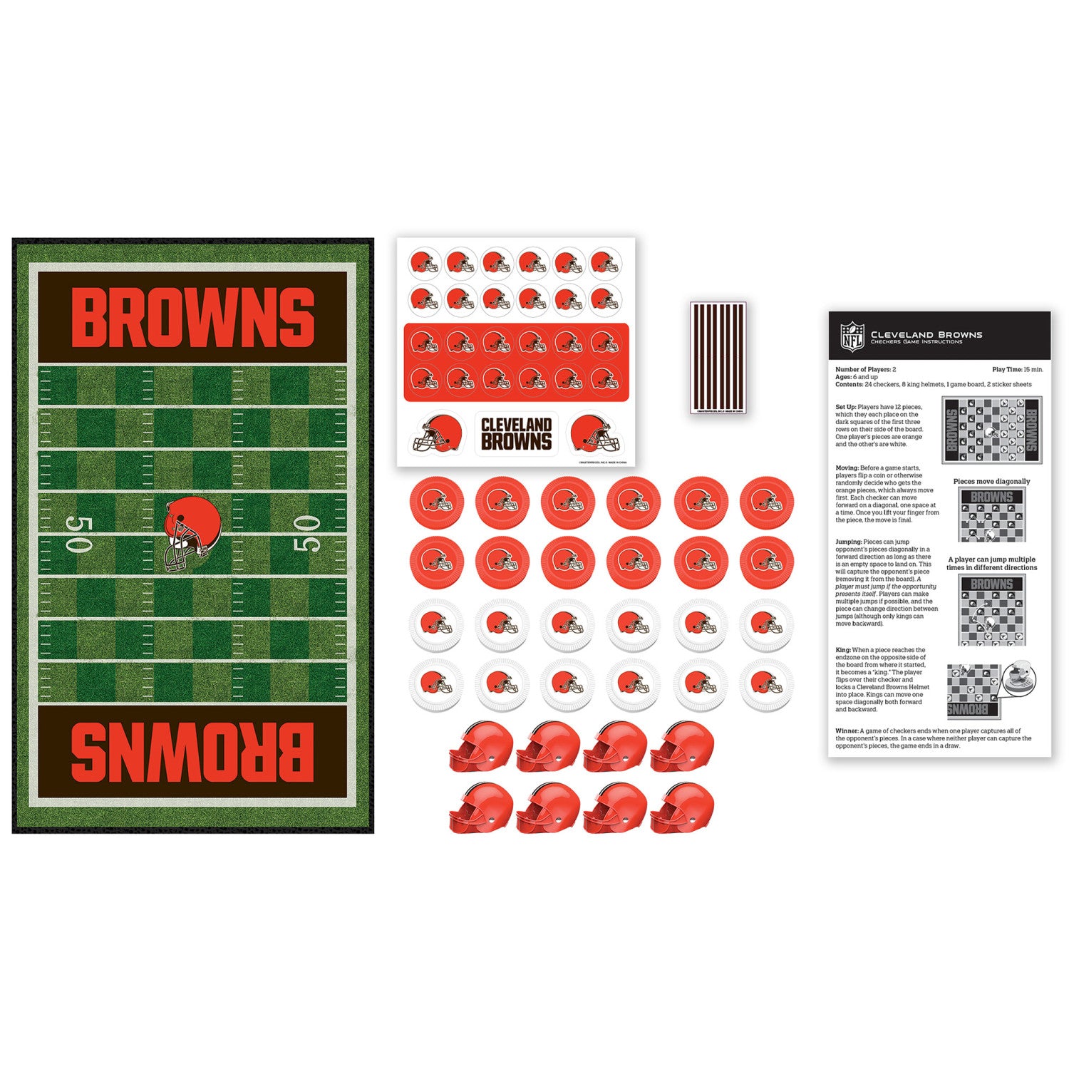 Cleveland Browns NFL Checkers