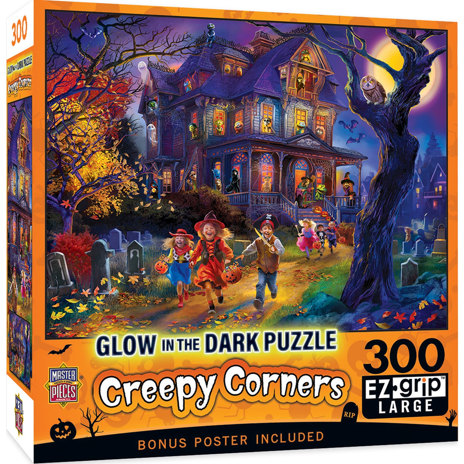 Glow in the Dark - Creepy Corners 300 Piece EZ Grip Jigsaw Puzzle