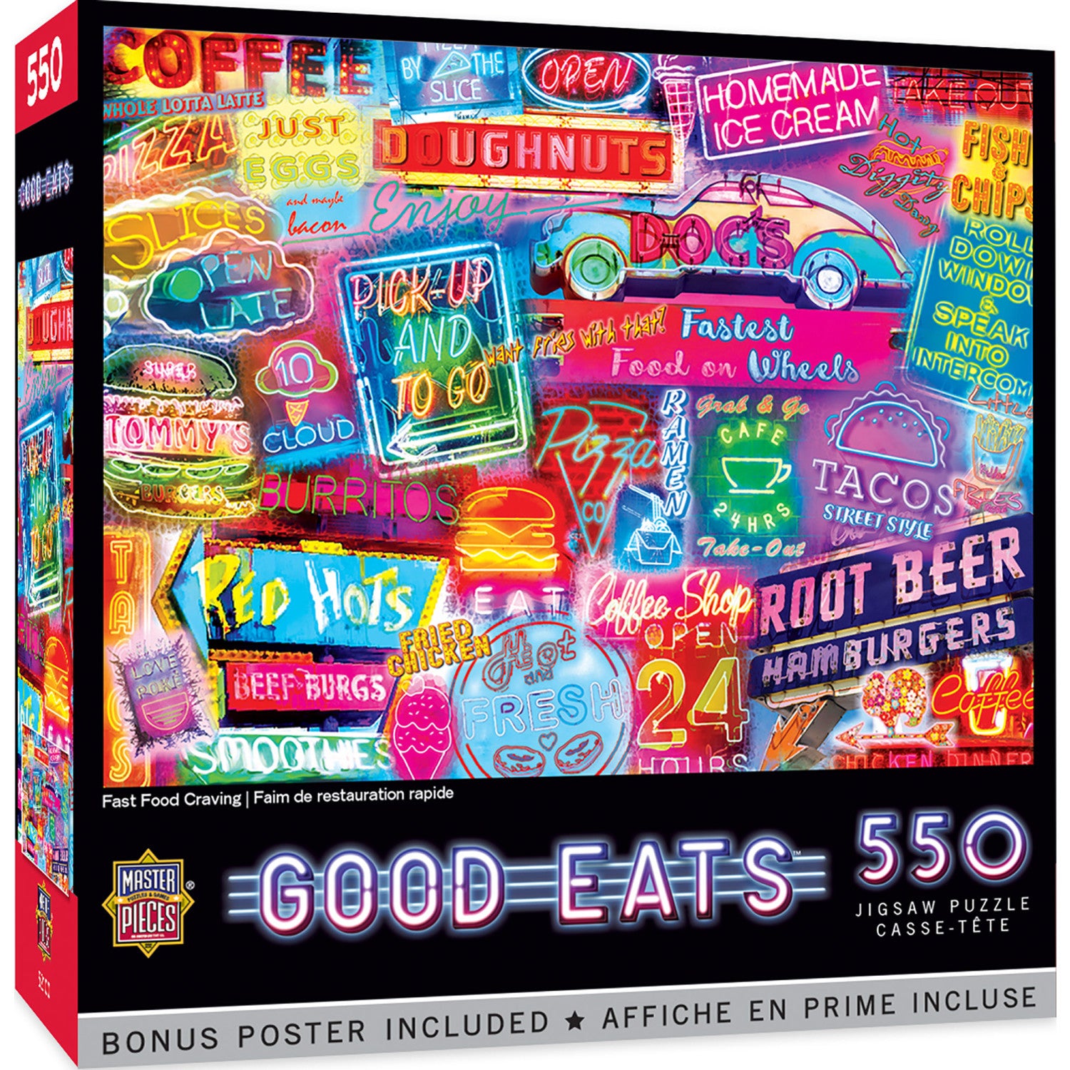 Good Eats - Fast Food Craving 550 Piece Jigsaw Puzzle