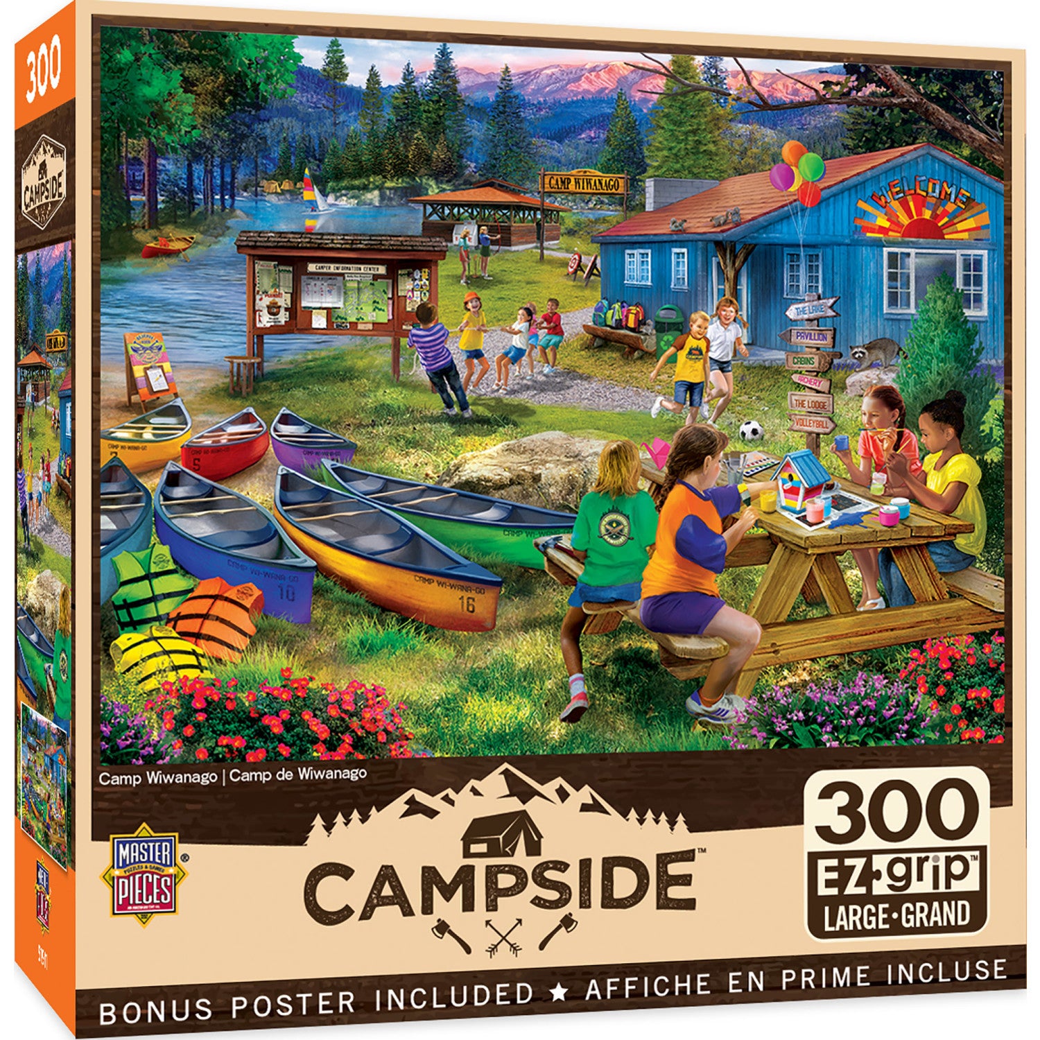 Campside - Camp Wiwanago 300 Piece EZ Grip Jigsaw Puzzle