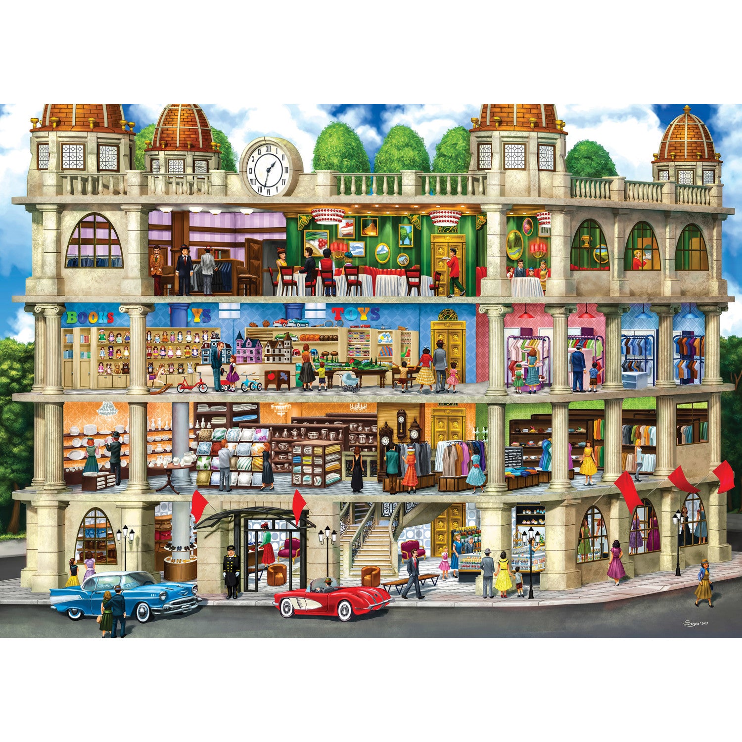 Inside Out - Fields Department Store 1000 Piece Puzzle