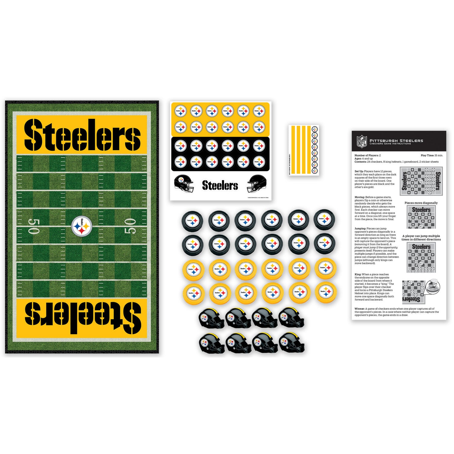 Pittsburgh Steelers NFL Checkers