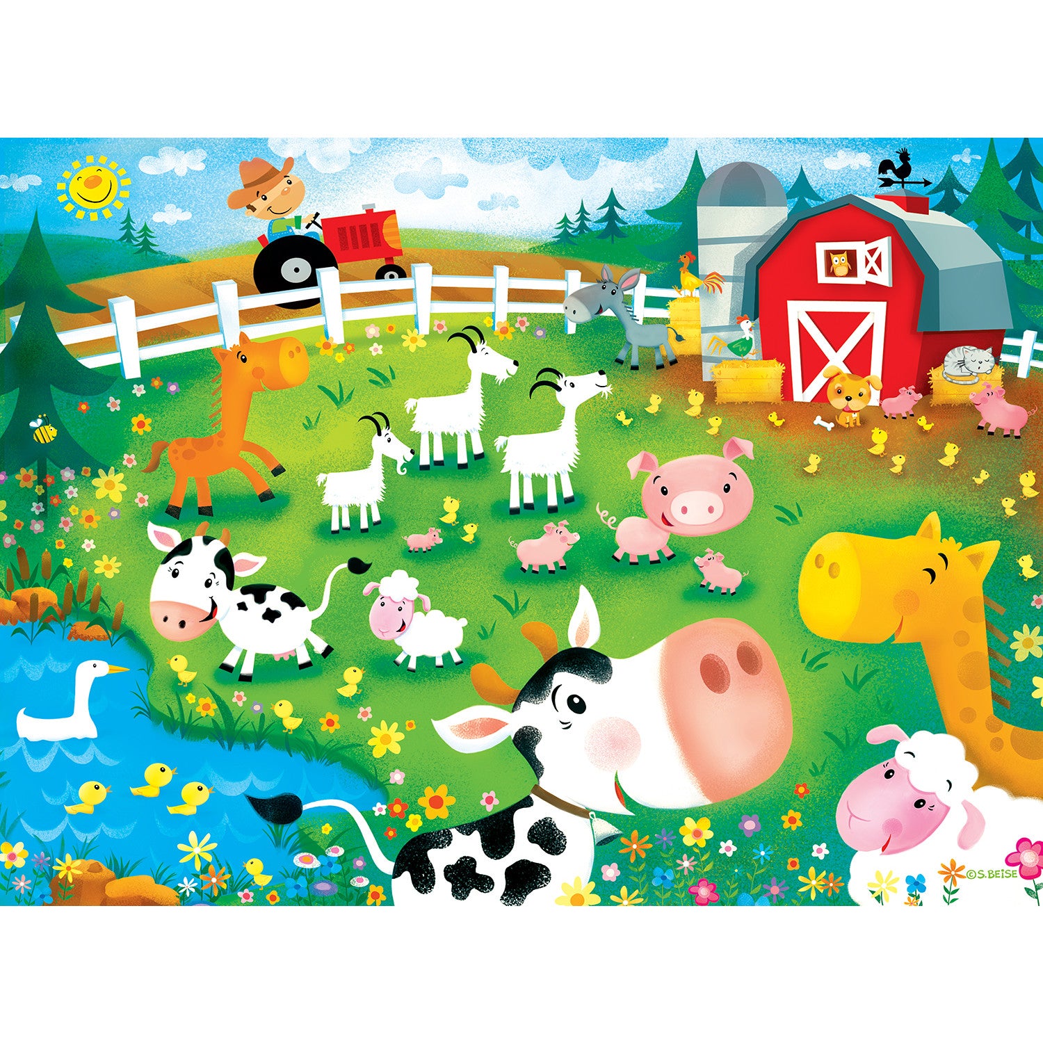 Lil Puzzler - Old MacDonald's Farm 24 Piece Puzzle