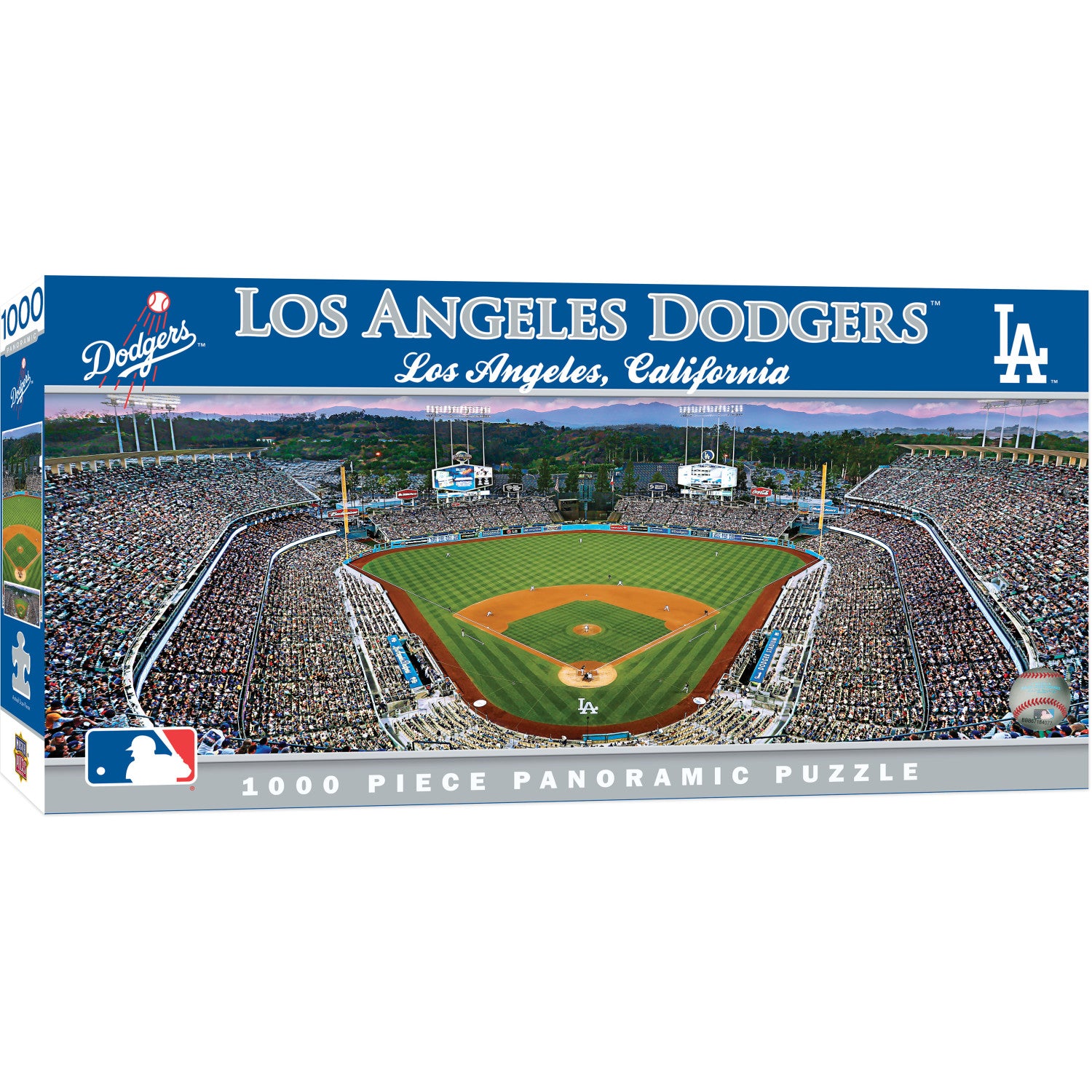 Los Angeles Dodgers - 1000 Piece Panoramic Jigsaw Puzzle