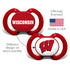 Wisconsin Badgers - Pacifier 2-Pack