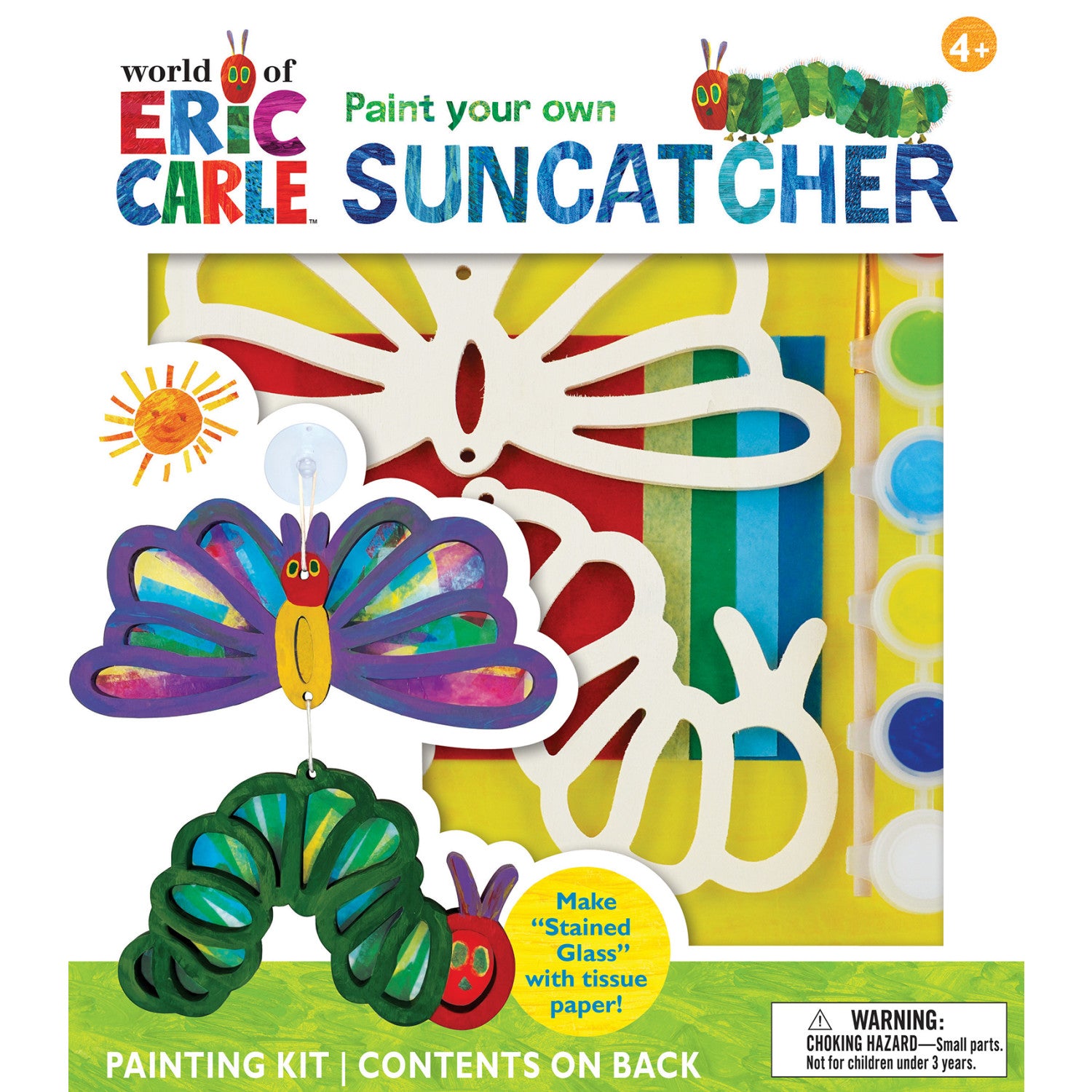 Eric Carle - Suncatcher Wood Paint Kit