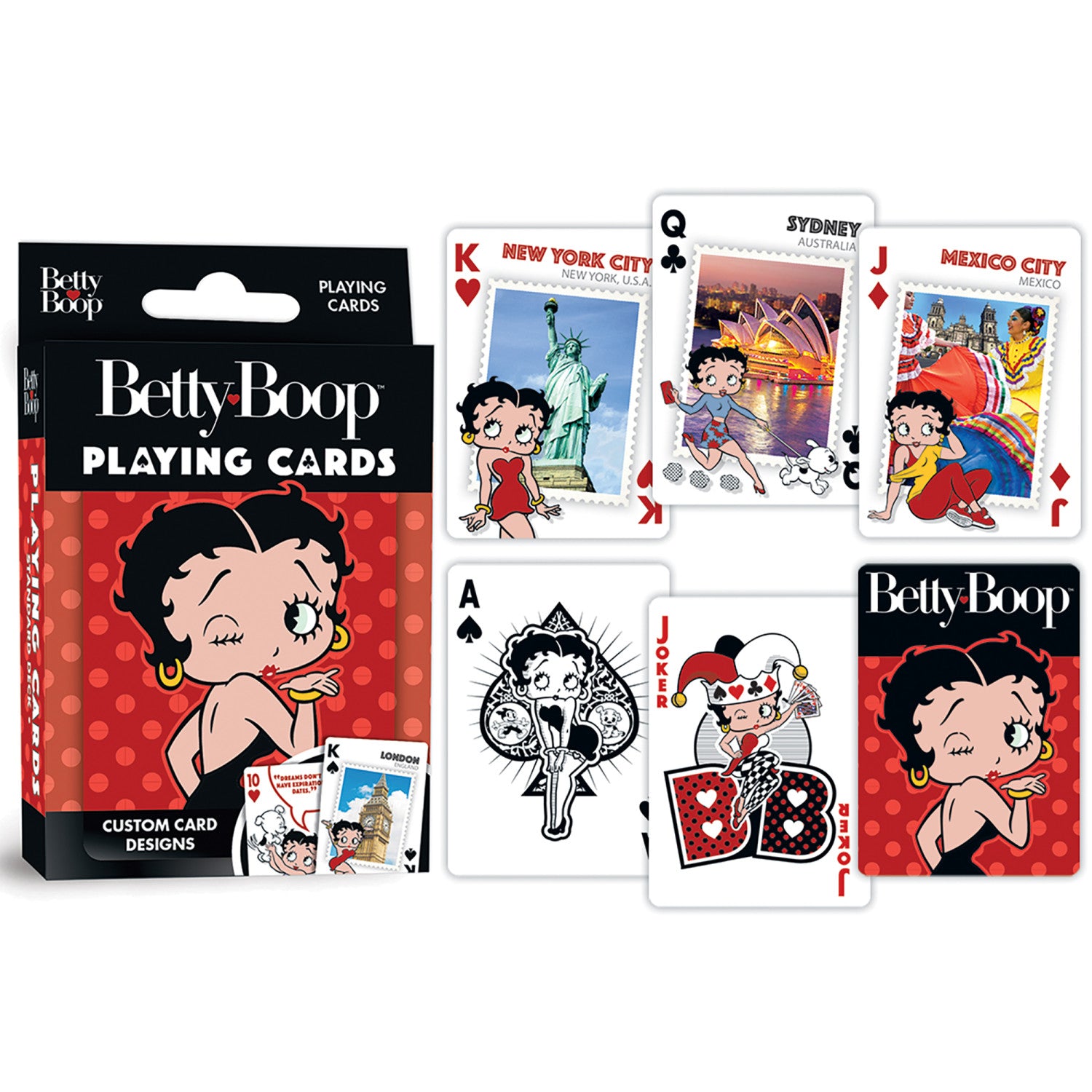 Betty Boop Playing Cards - 54 Card Deck