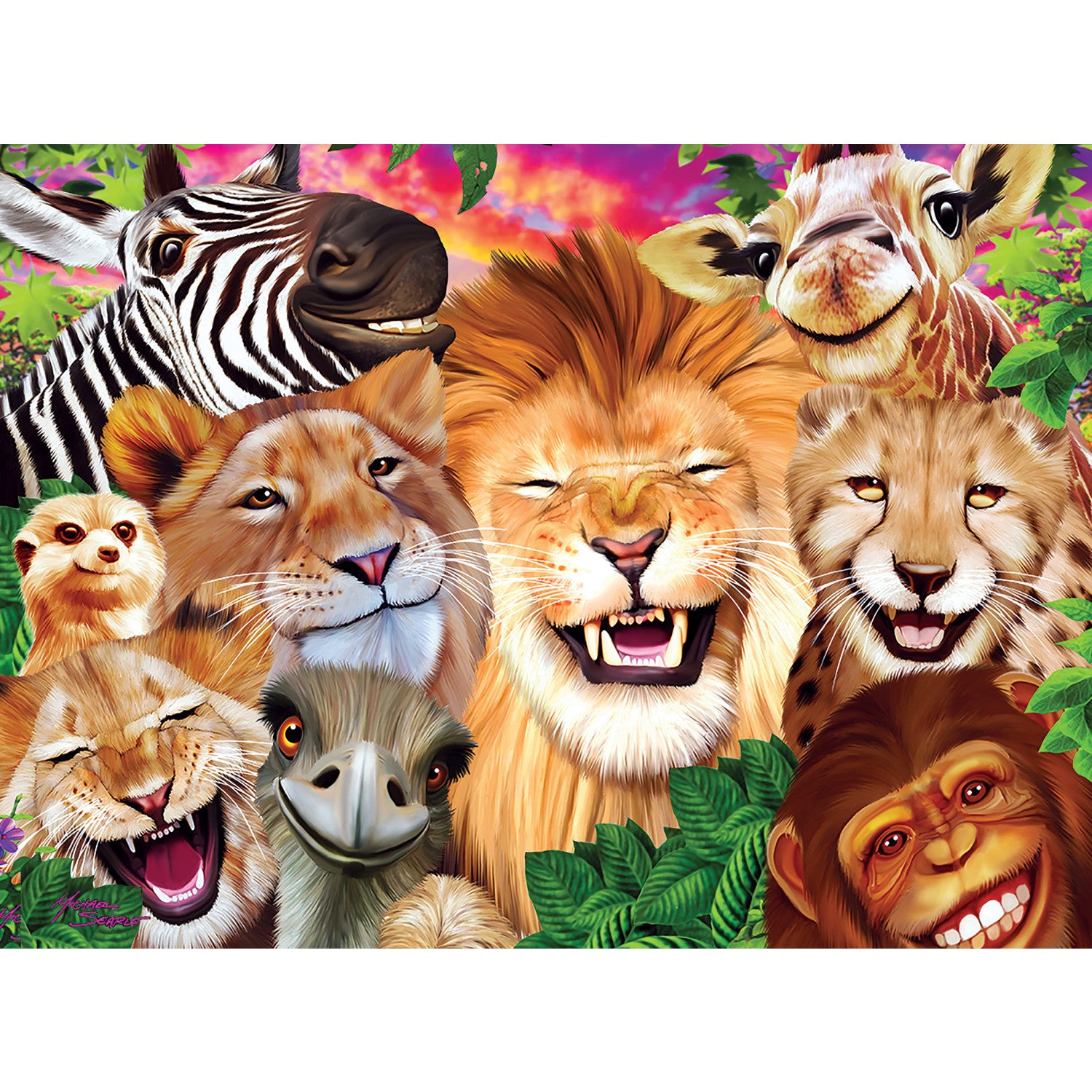 Selfies 100 Piece Jigsaw Puzzles 4-Pack