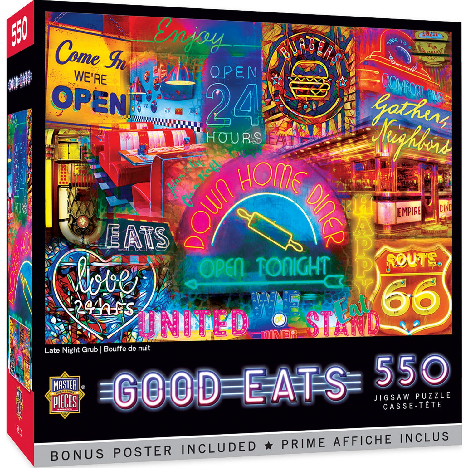Good Eats - Late Night Grub 550 Piece Jigsaw Puzzle