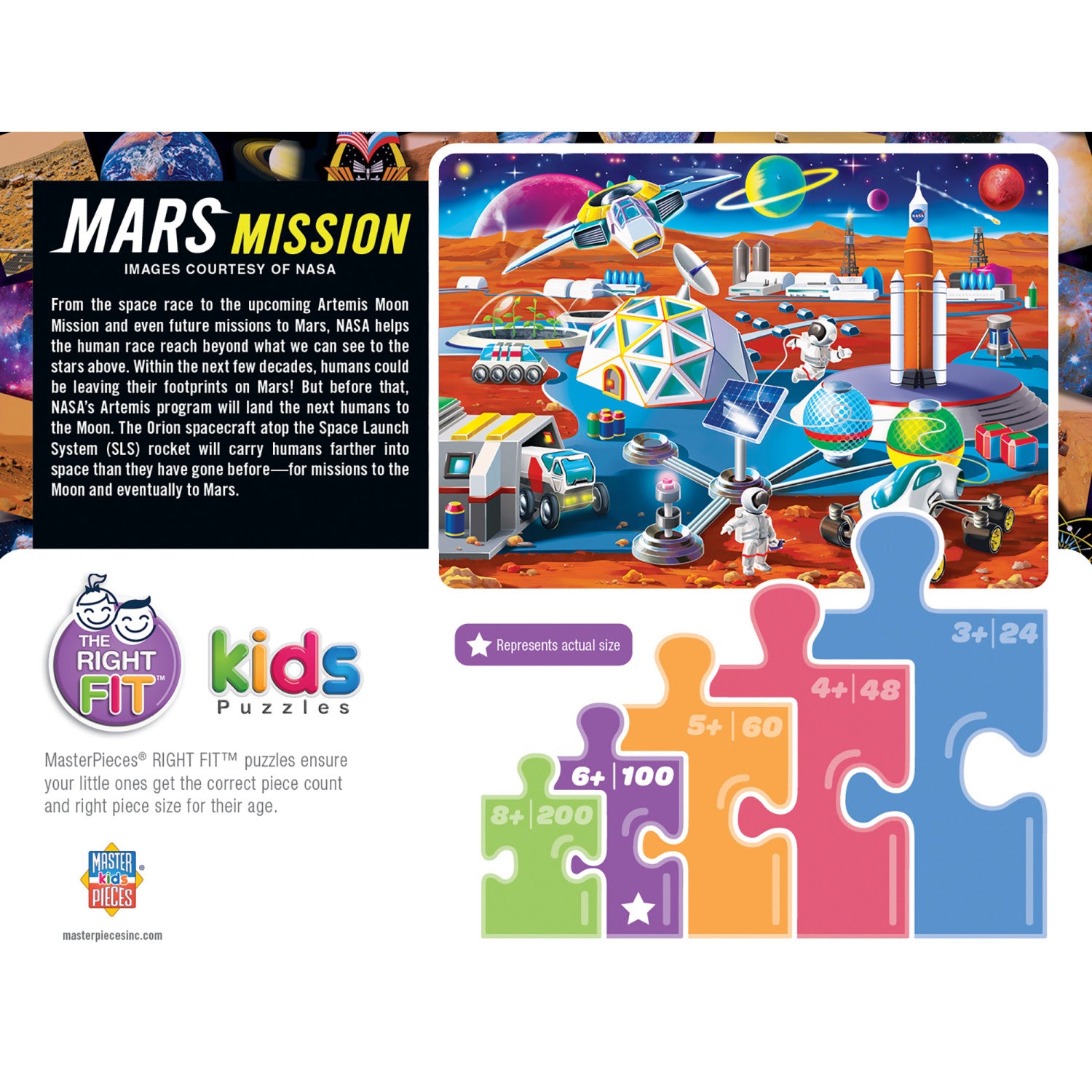 NASA - Mars Mission 100 Piece Jigsaw Puzzle