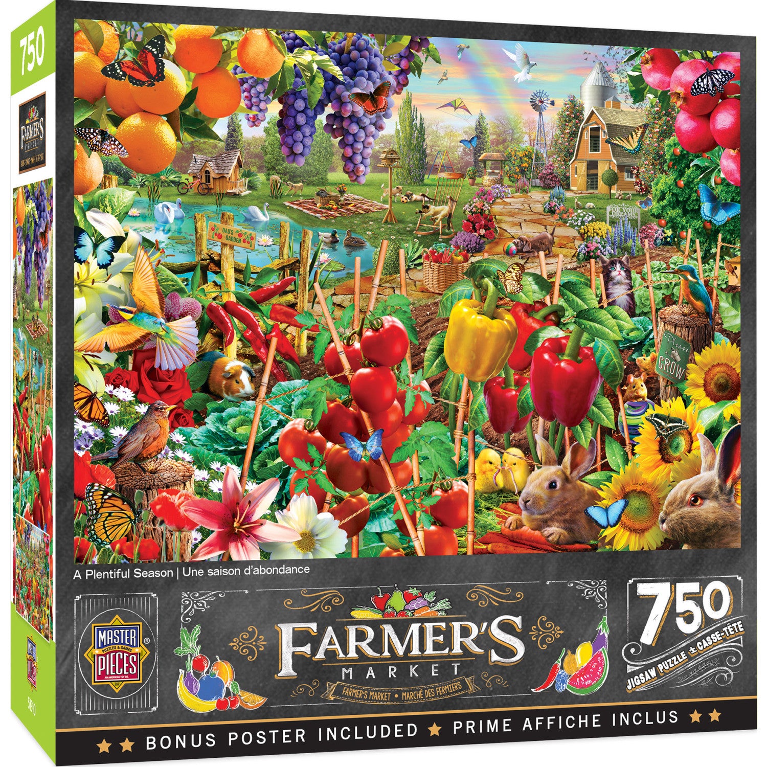 Farmer's Market - A Plentiful Season 750 Piece Jigsaw Puzzle