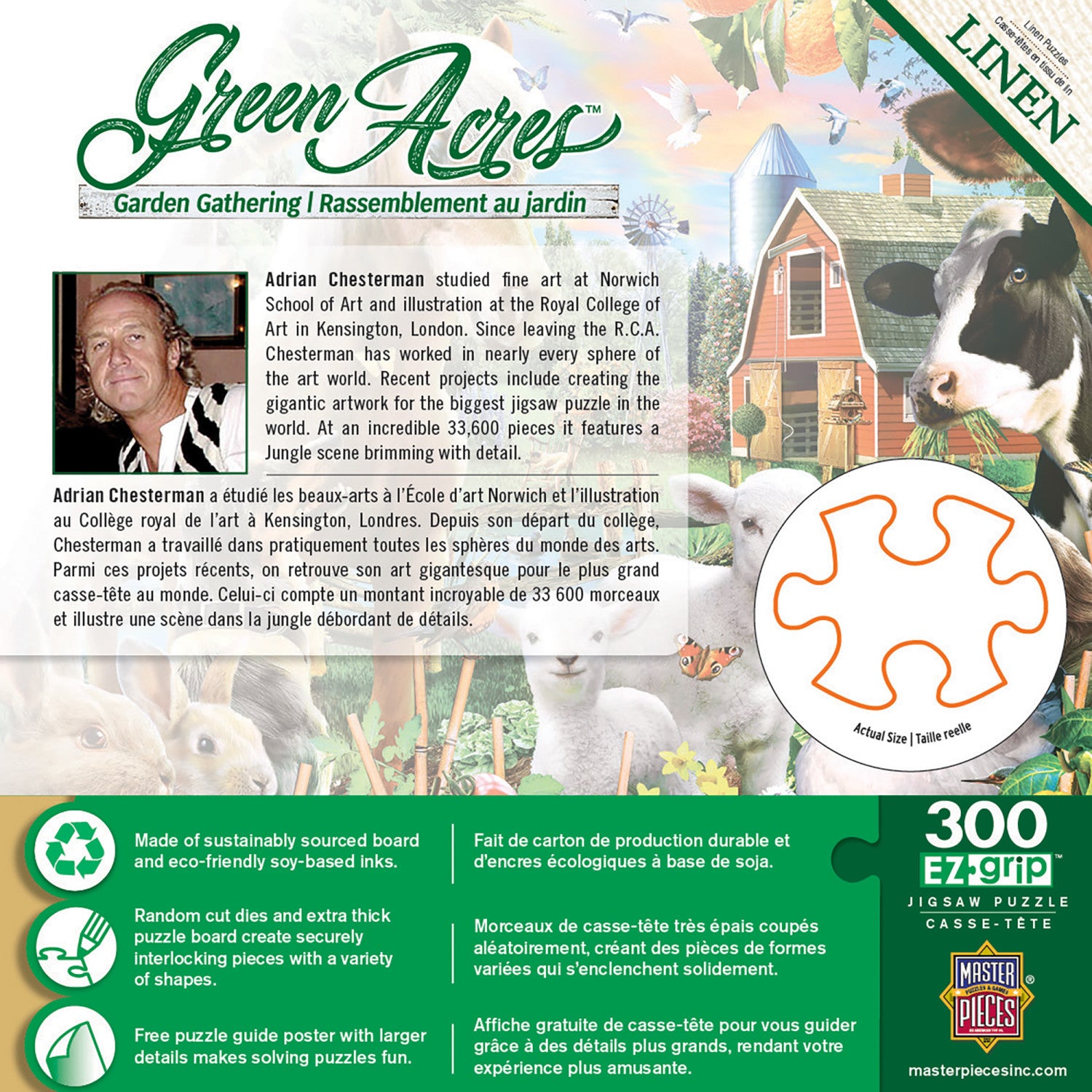 Green Acres - Garden Gathering 300 Piece EZ Grip Jigsaw Puzzle