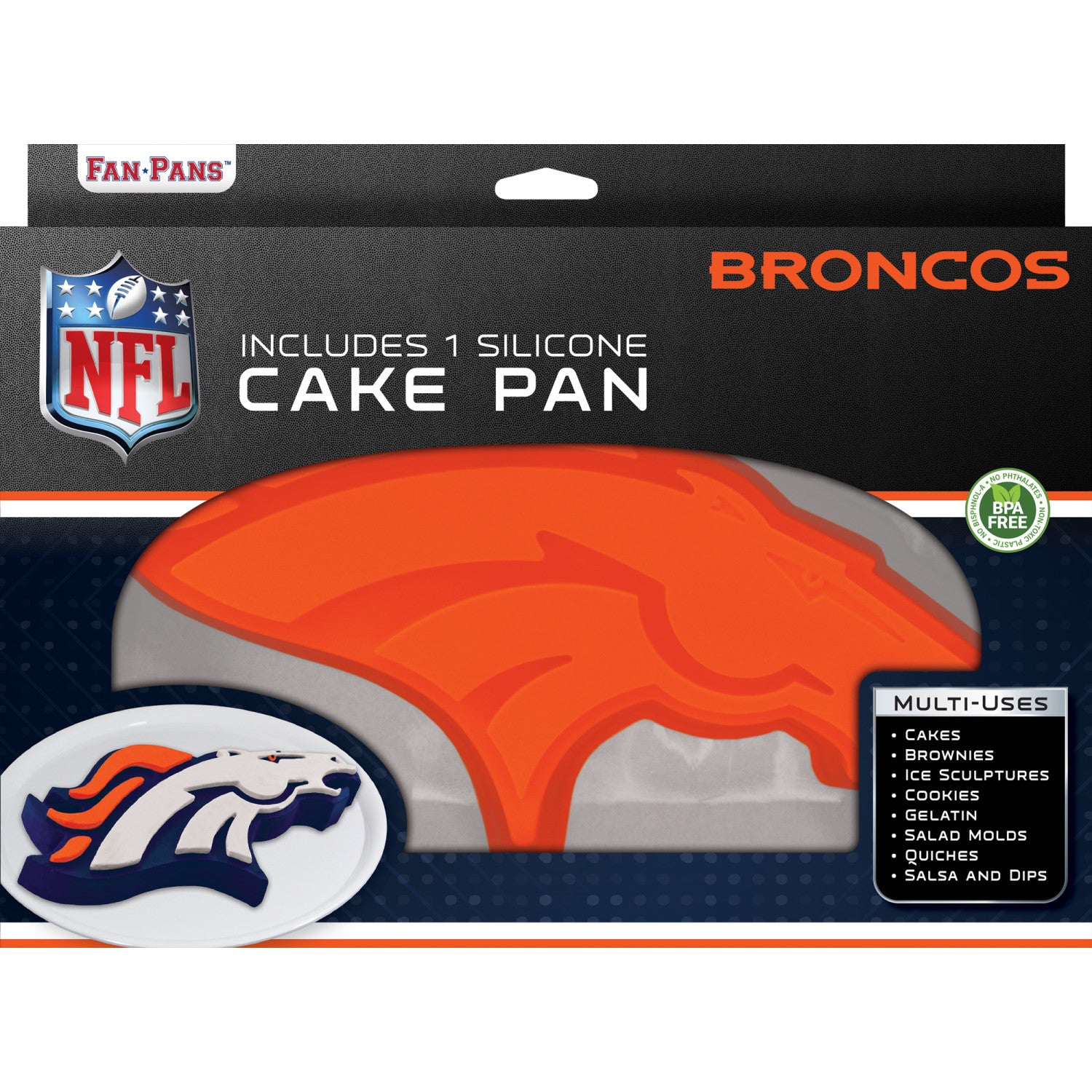 Denver Broncos NFL Cake Pan