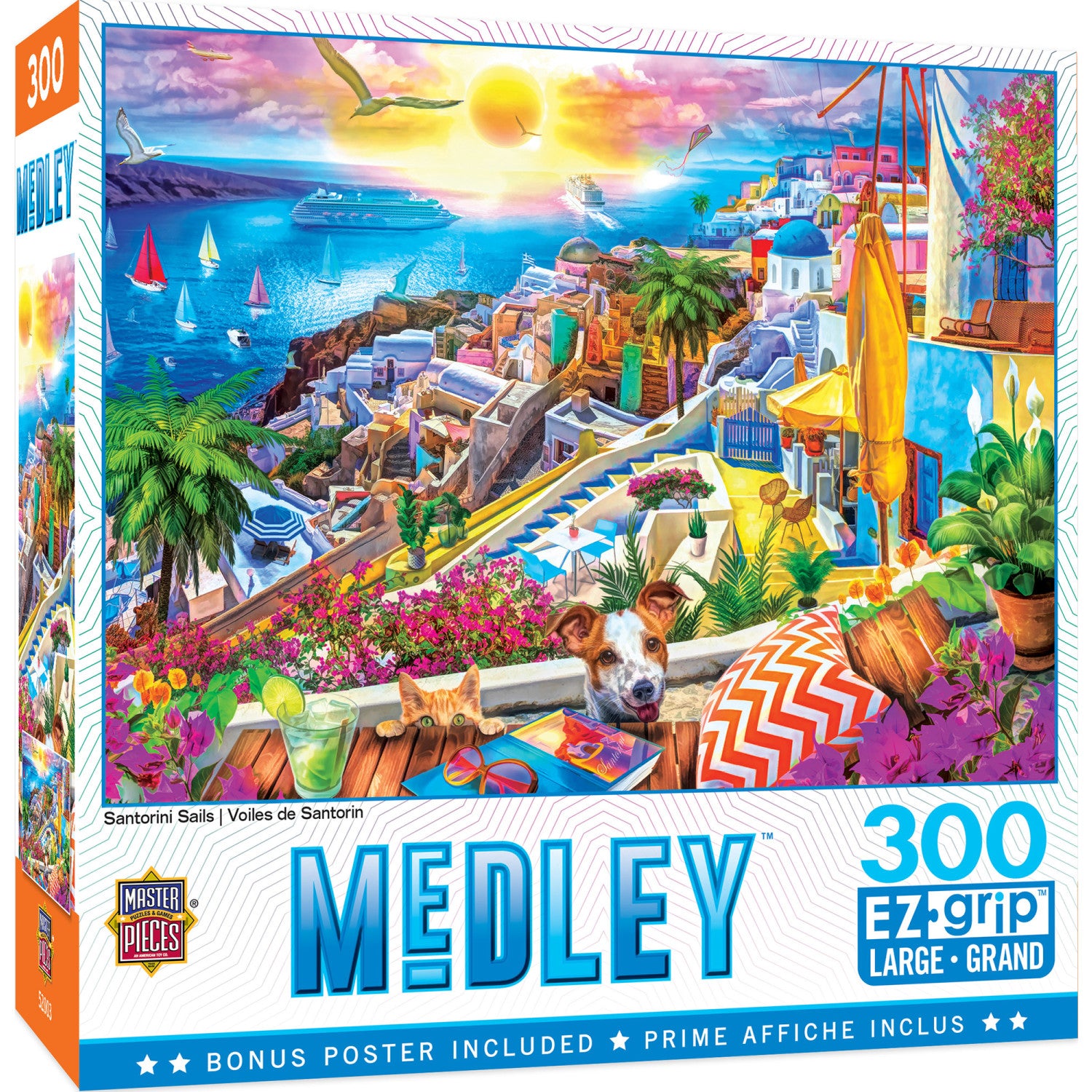 Medley - Santorini Sails 300 Piece EZ Grip Jigsaw Puzzle