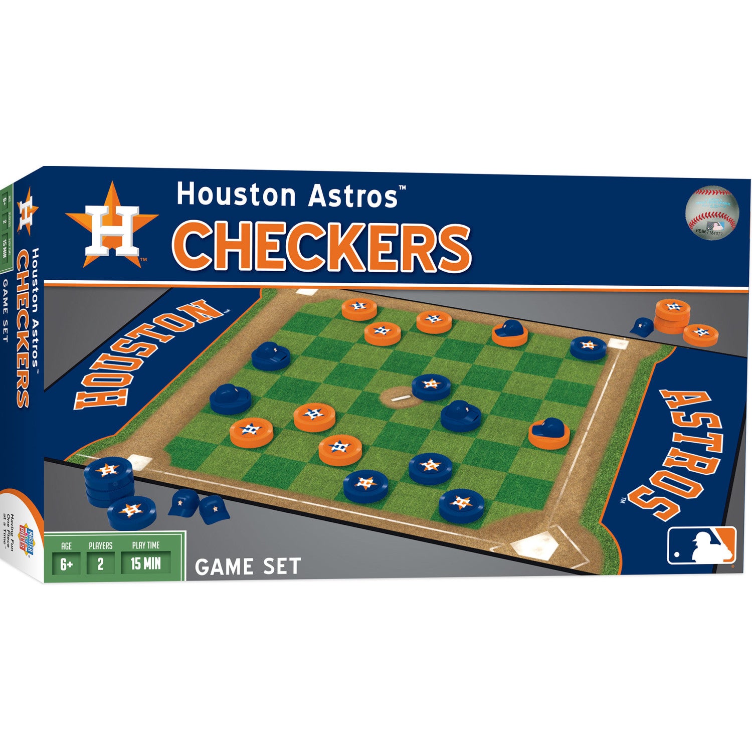 Houston Astros Checkers Board Game