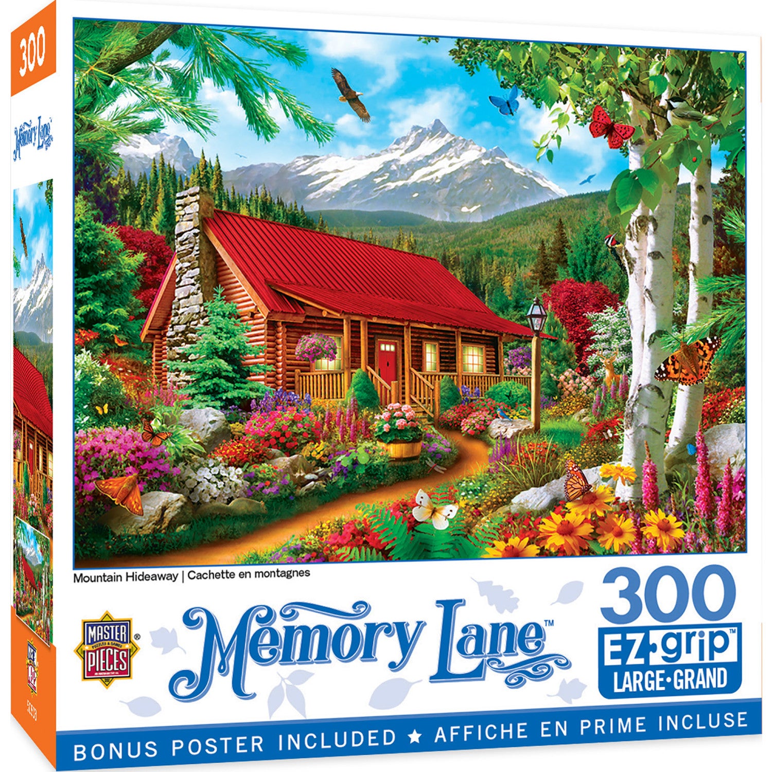 Memory Lane - Mountain Hideaway 300 Piece EZ Grip Jigsaw Puzzle