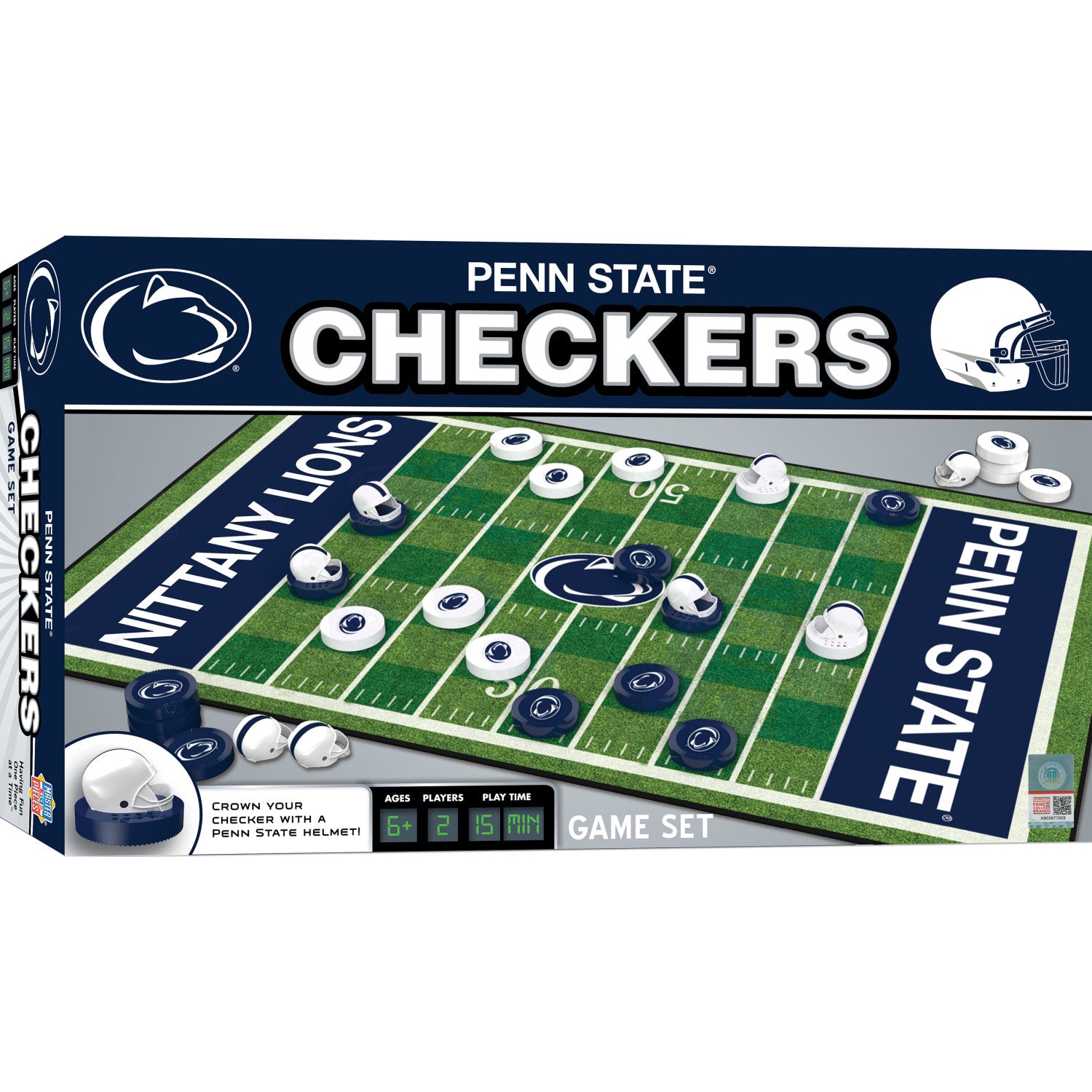 Penn State Nittany Lions Checkers Board Game