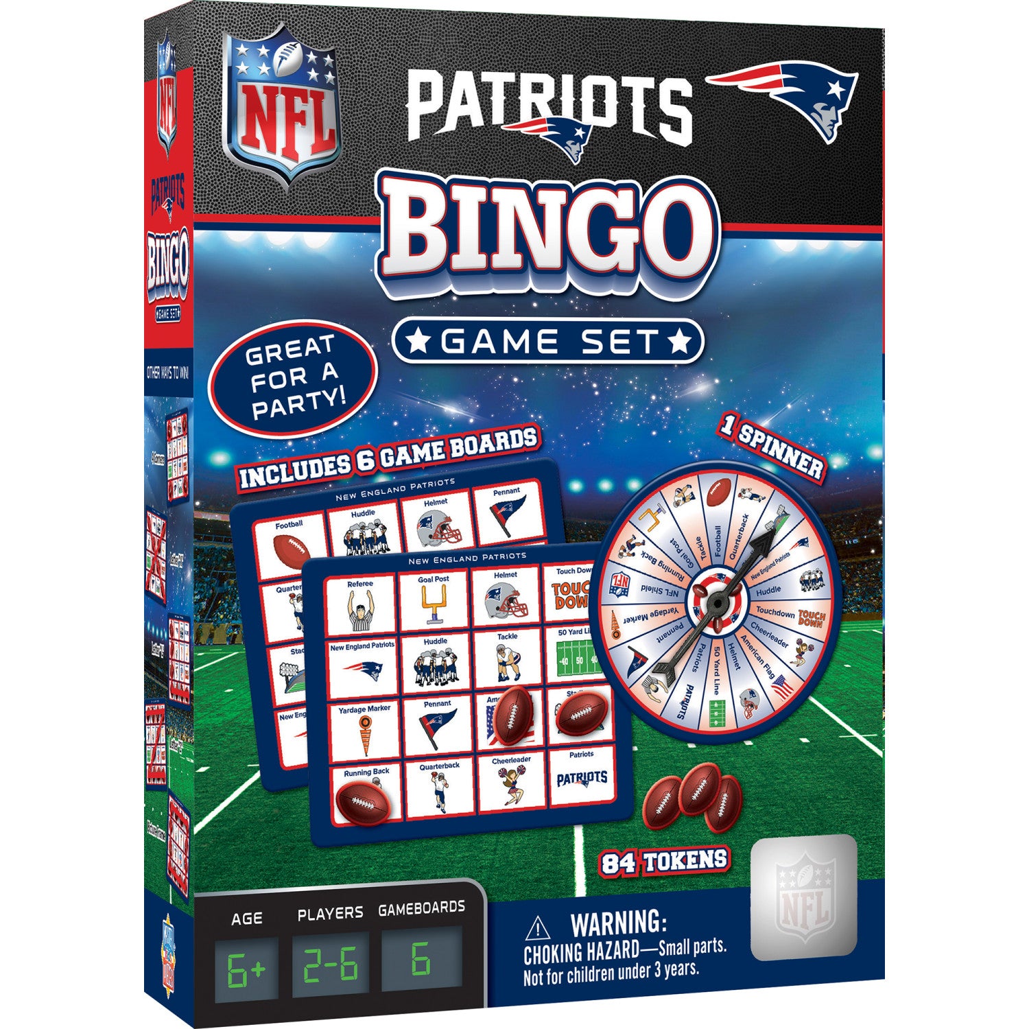 New England Patriots Bingo Game