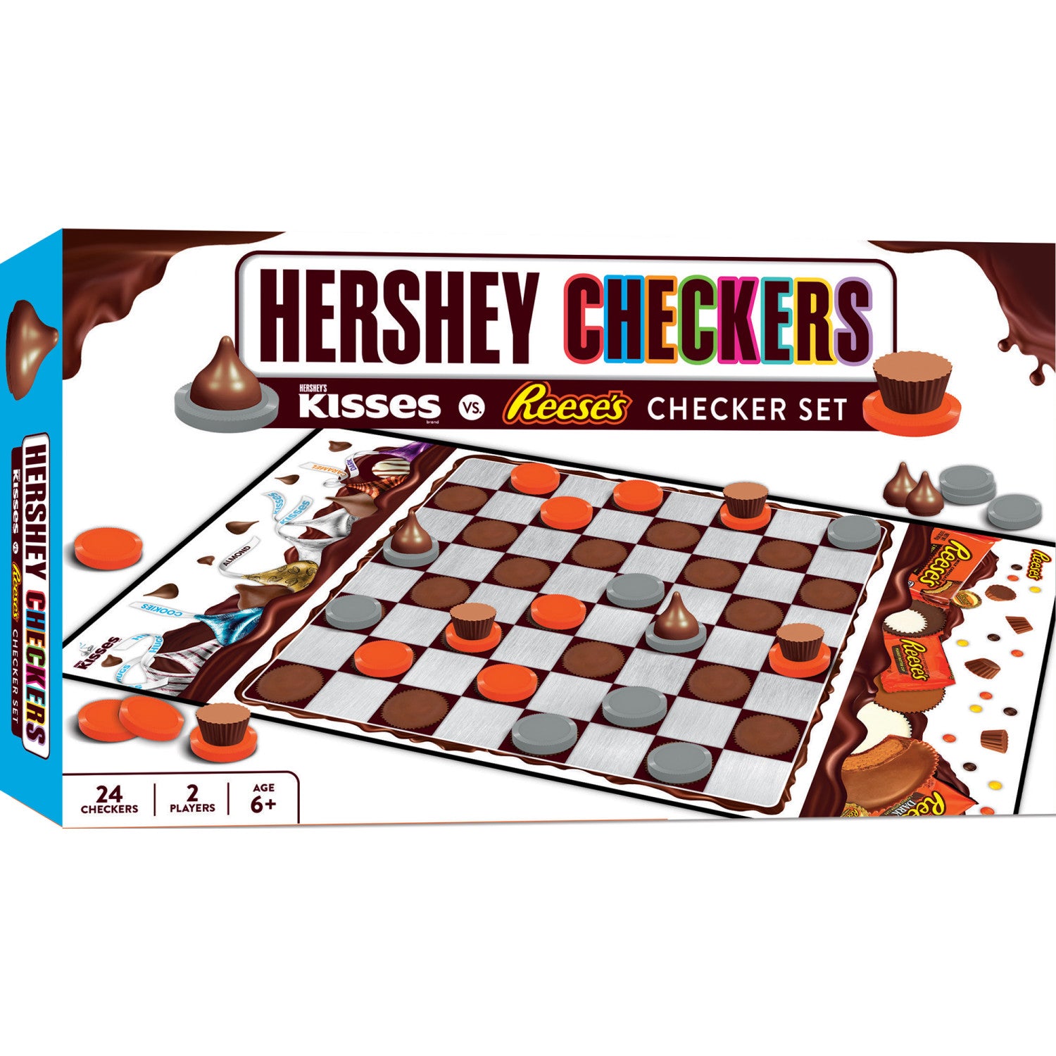 Hershey's Kisses vs Reese's Checkers Board Game