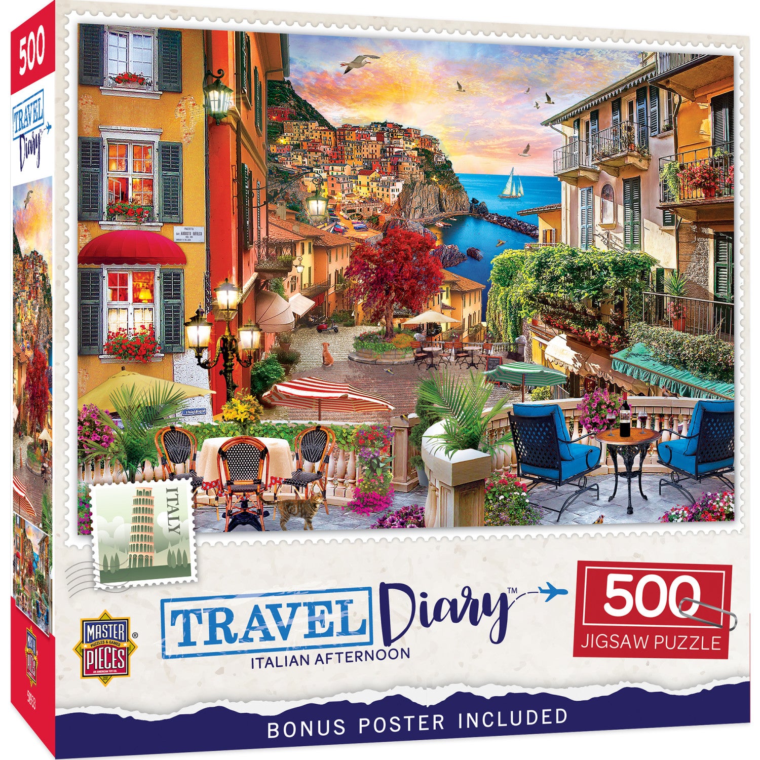 Travel Diary - Italian Afternoon 500 Piece Jigsaw Puzzle