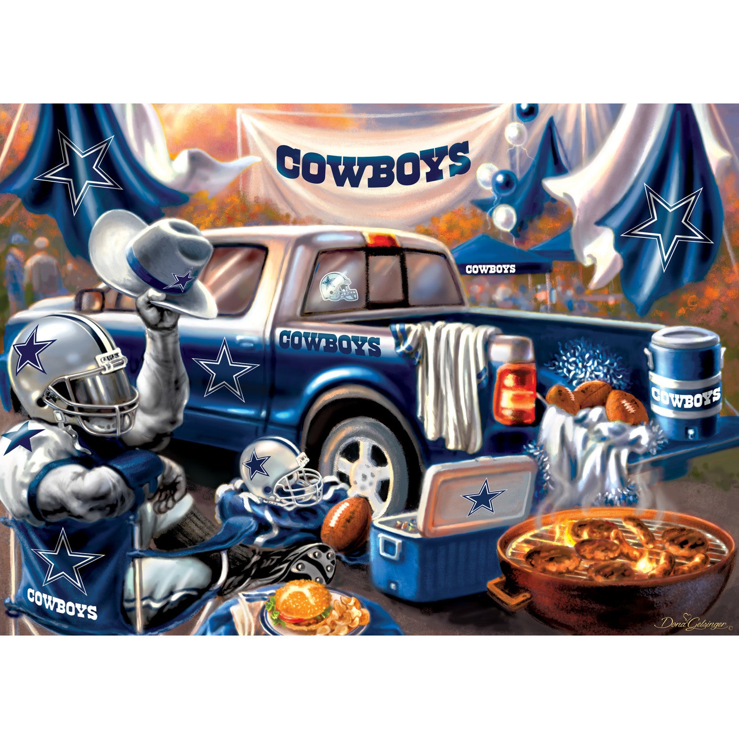 Dallas Cowboys NFL Gameday 1000pc Puzzle