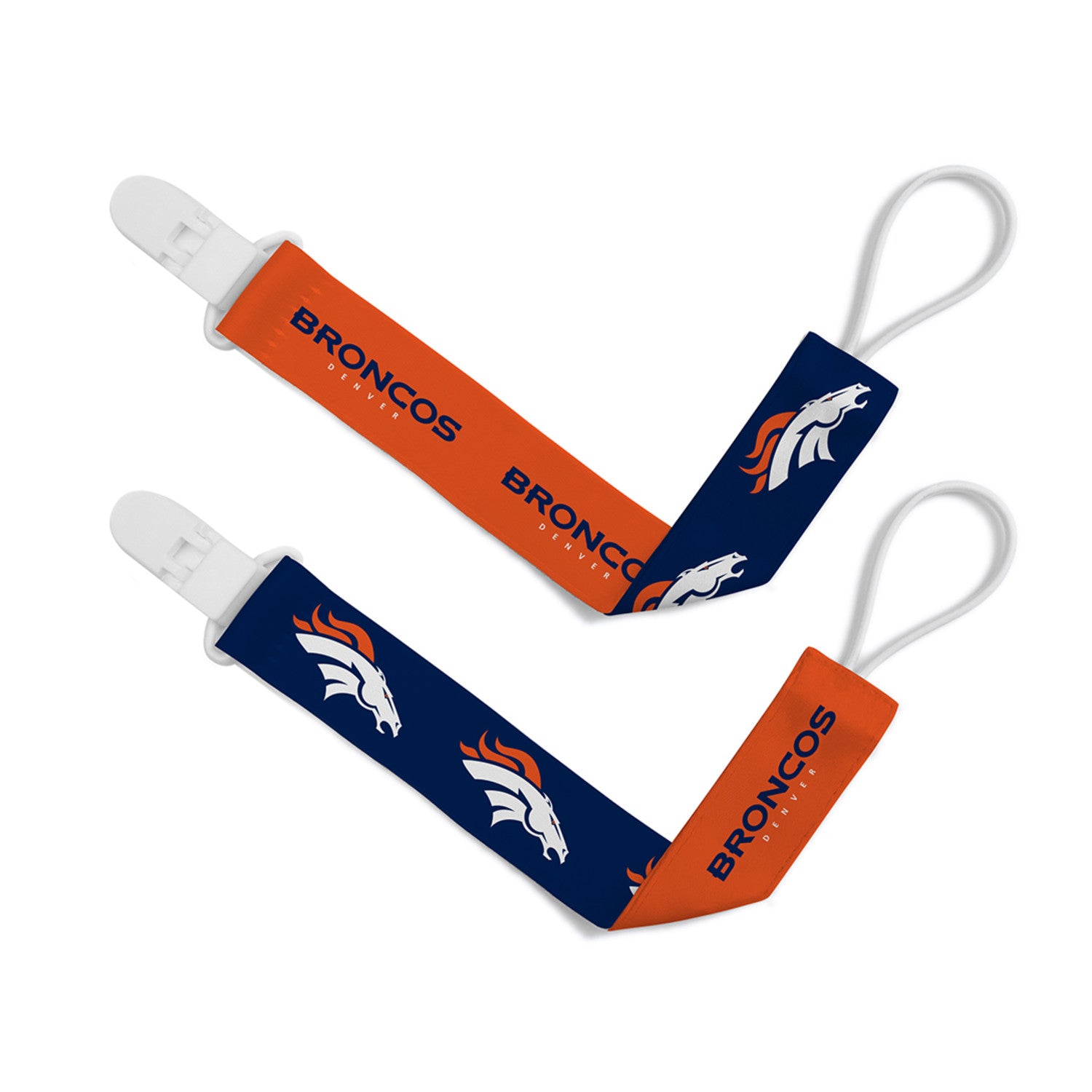 Denver Broncos - Pacifier Clip 2-Pack