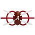 Alabama Crimson Tide Winkel Teether Rattle