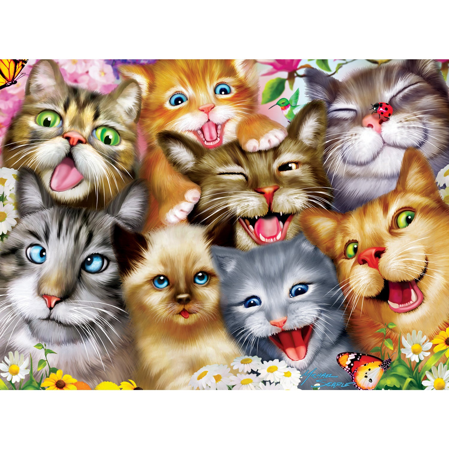 Selfies - Pretty Kitties 200 Piece Puzzle